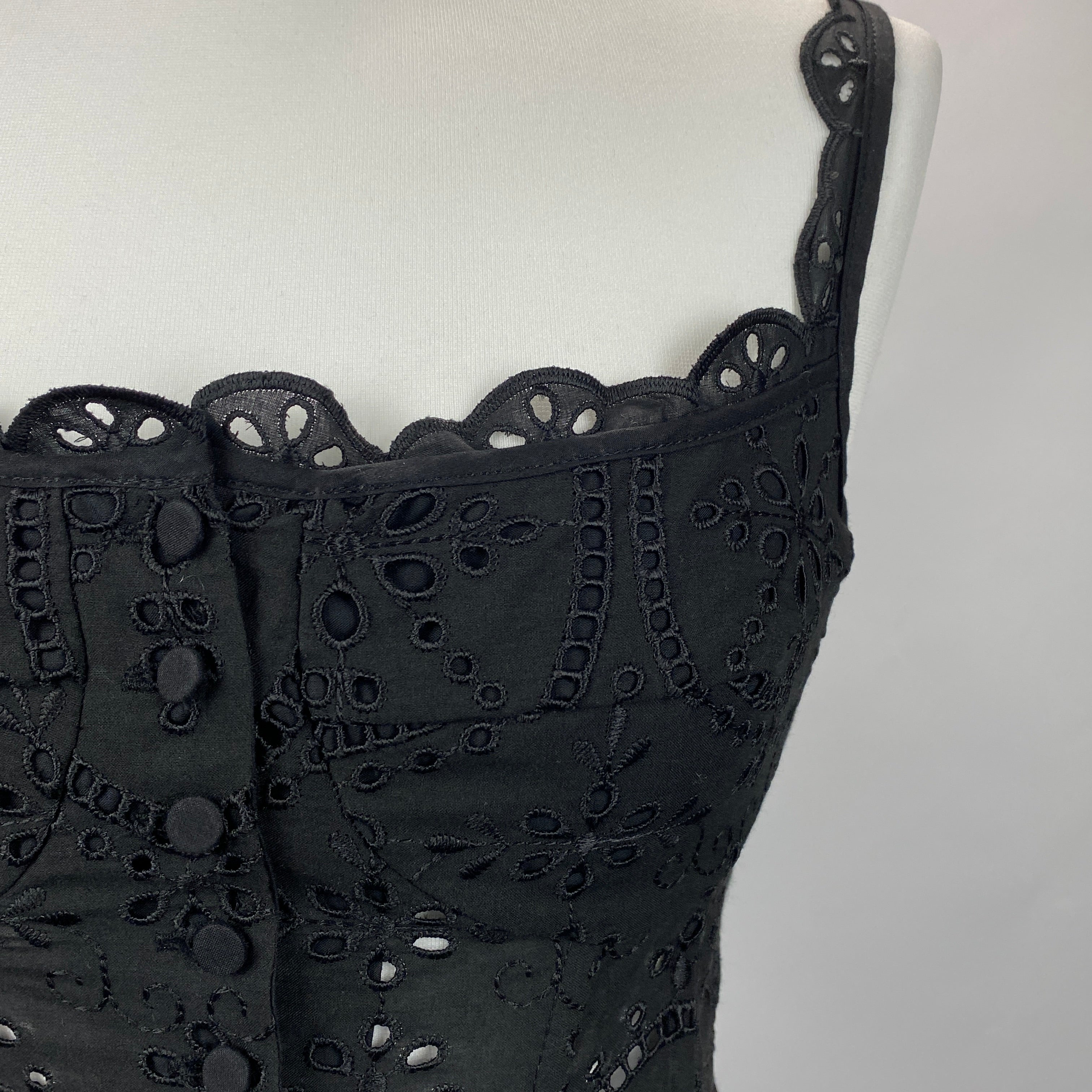 Charo Ruiz New £728 Black Irene Maxi Dress S