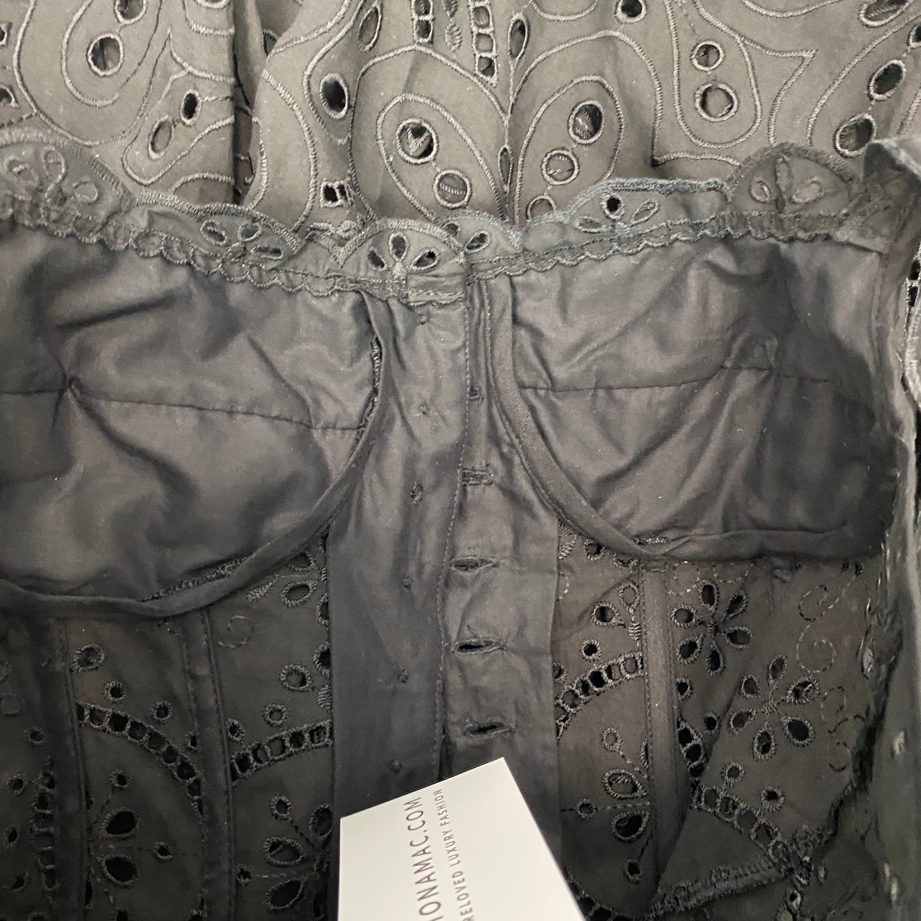 Charo Ruiz New £728 Black Irene Maxi Dress S