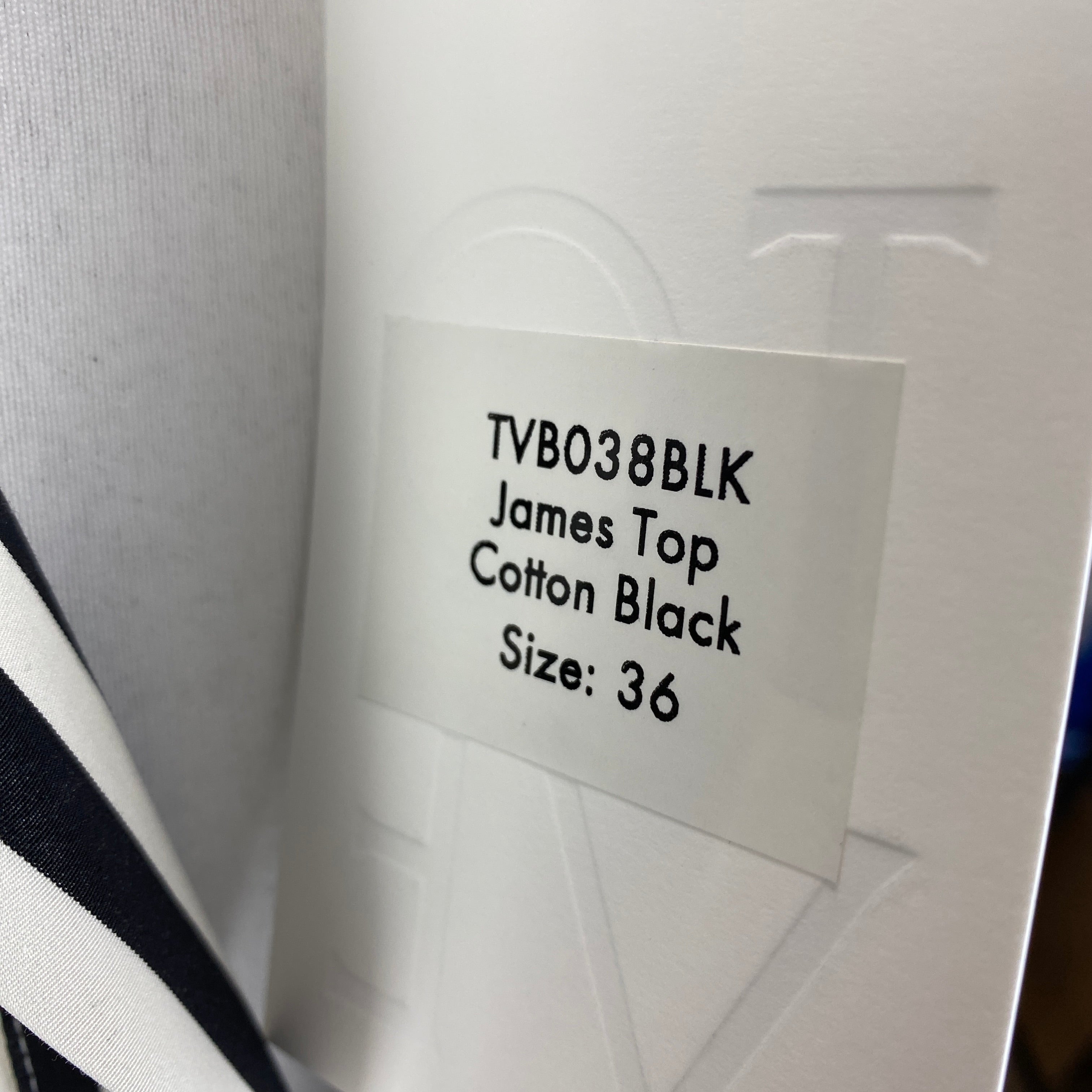 Tove New £365 Black Stripe Cotton James Tunic Top XS-L