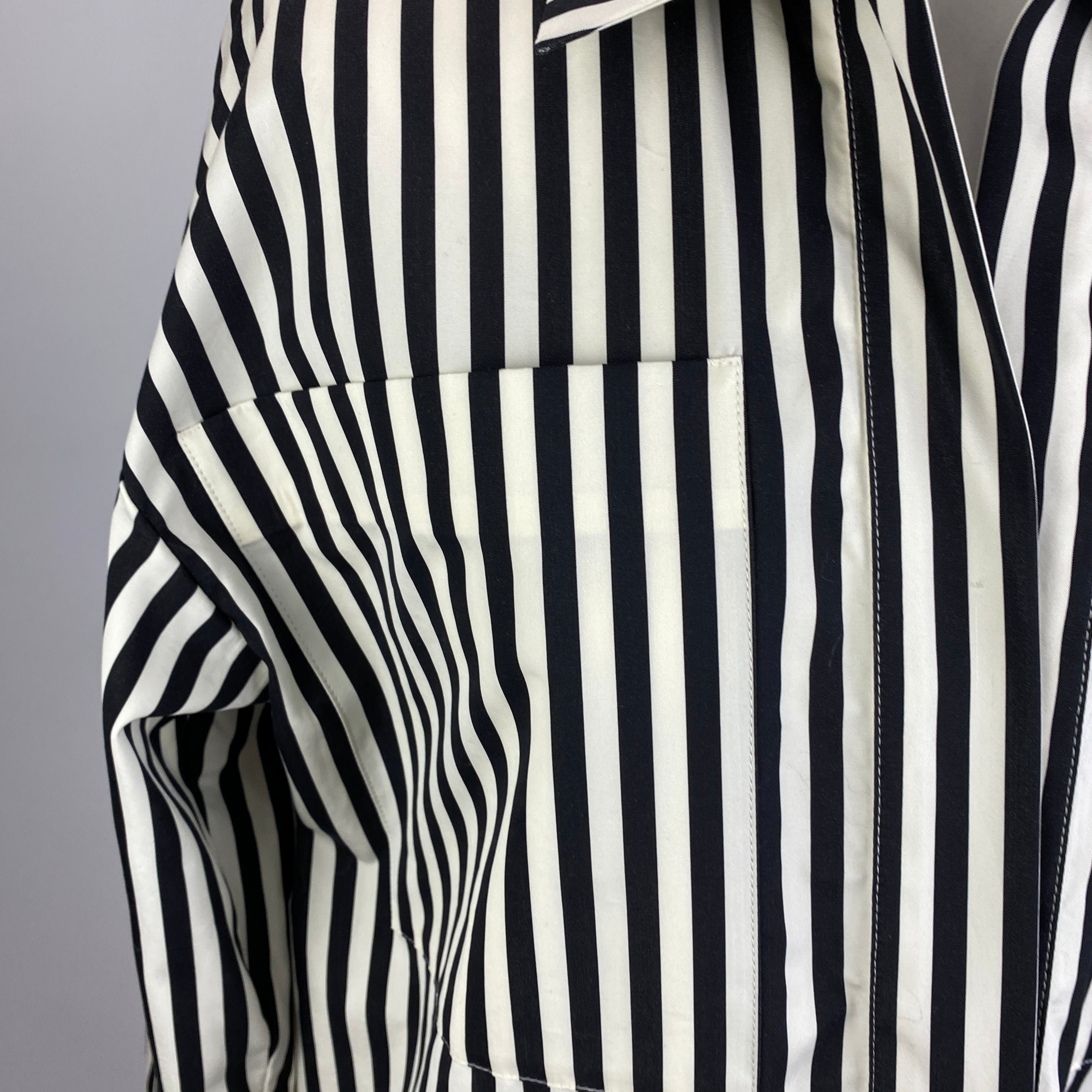 Tove New £365 Black Stripe Cotton James Tunic Top XS-L