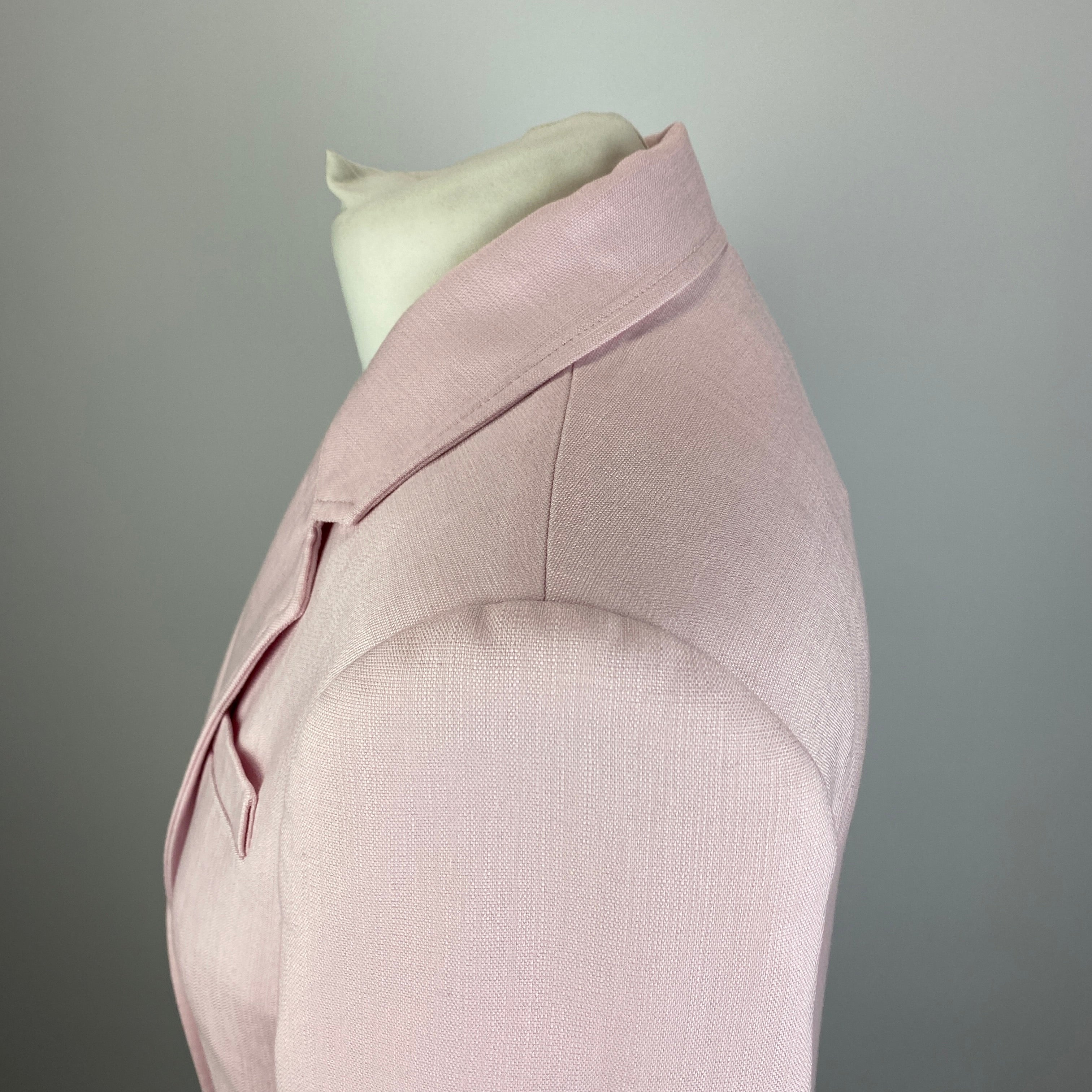 Me&Em Baby Pink Single Button Blazer XS