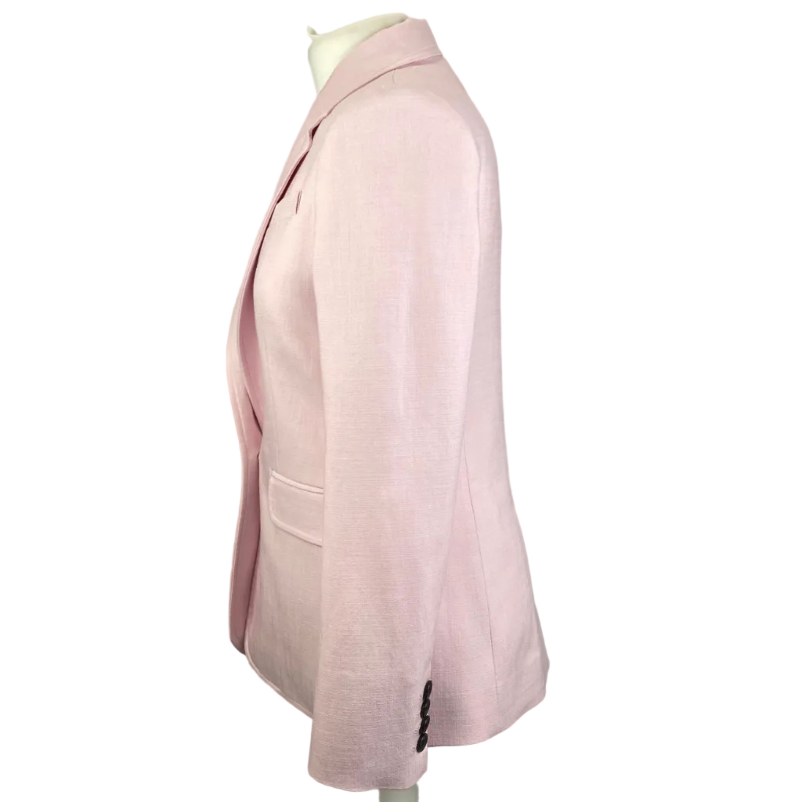 Me&Em Baby Pink Single Button Blazer XS