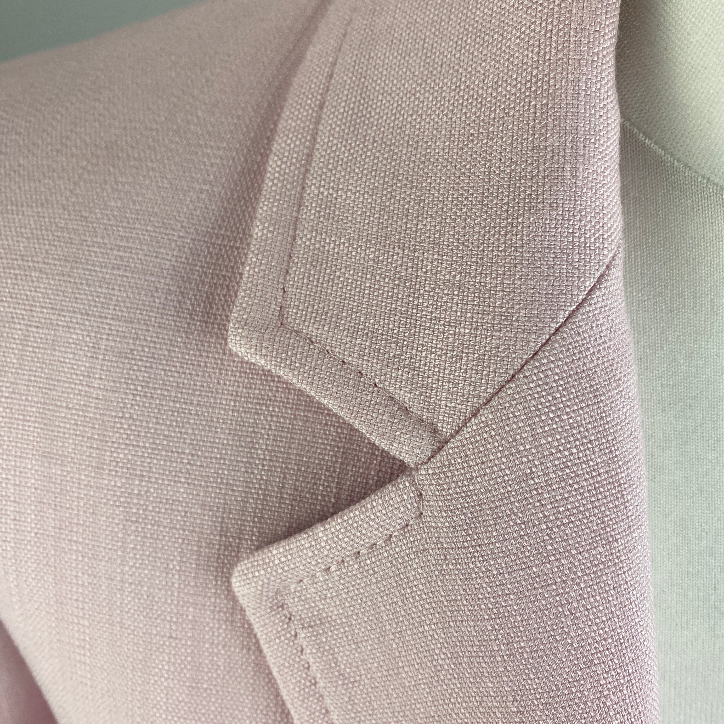 Me&Em Baby Pink Single Button Blazer XS