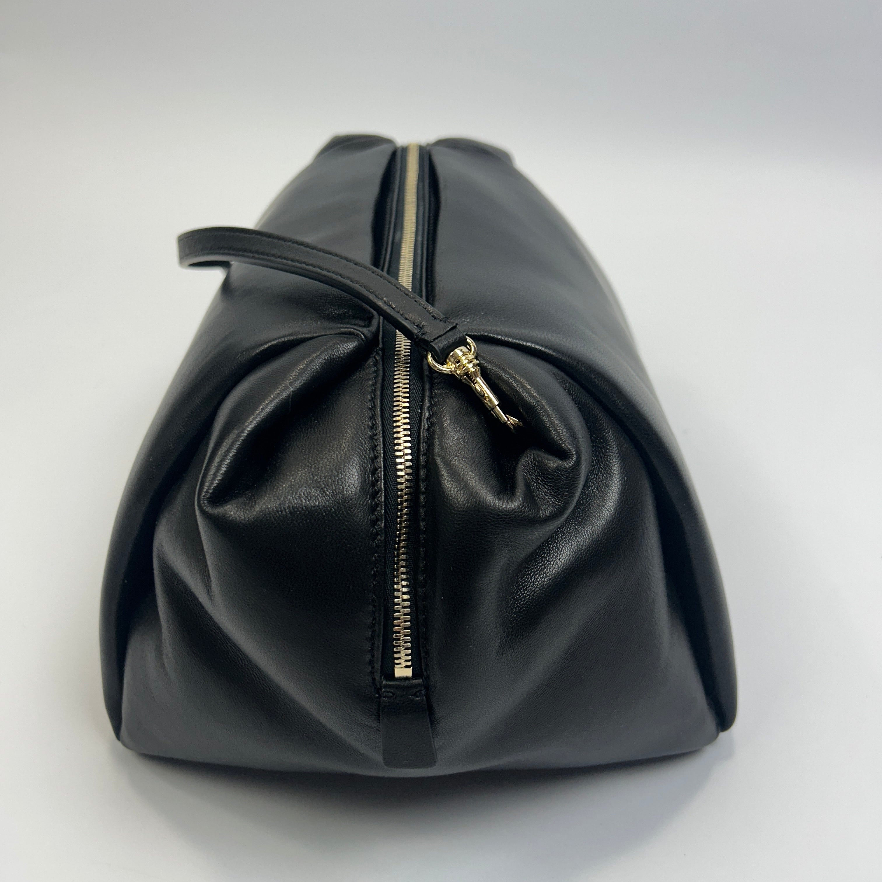 Carven New £1590 Black Soft Leather Marie Bag