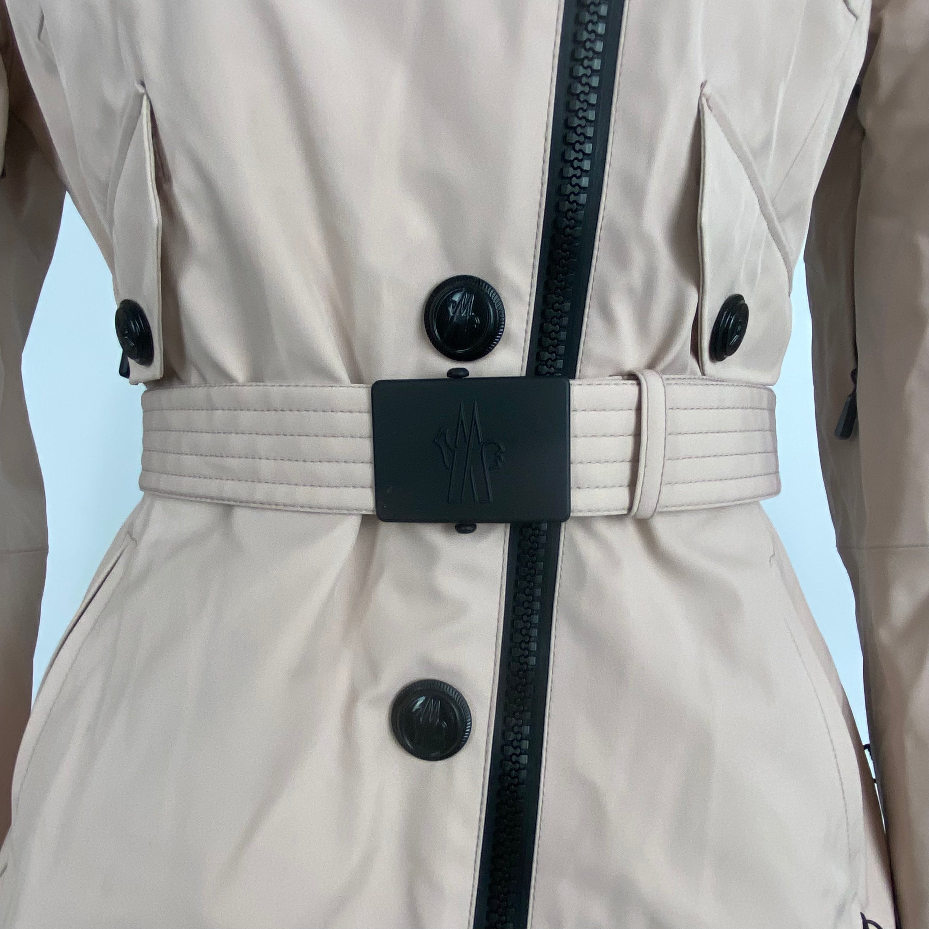 Moncler New £1500 Deep Cream Sappey Ski Jacket XS