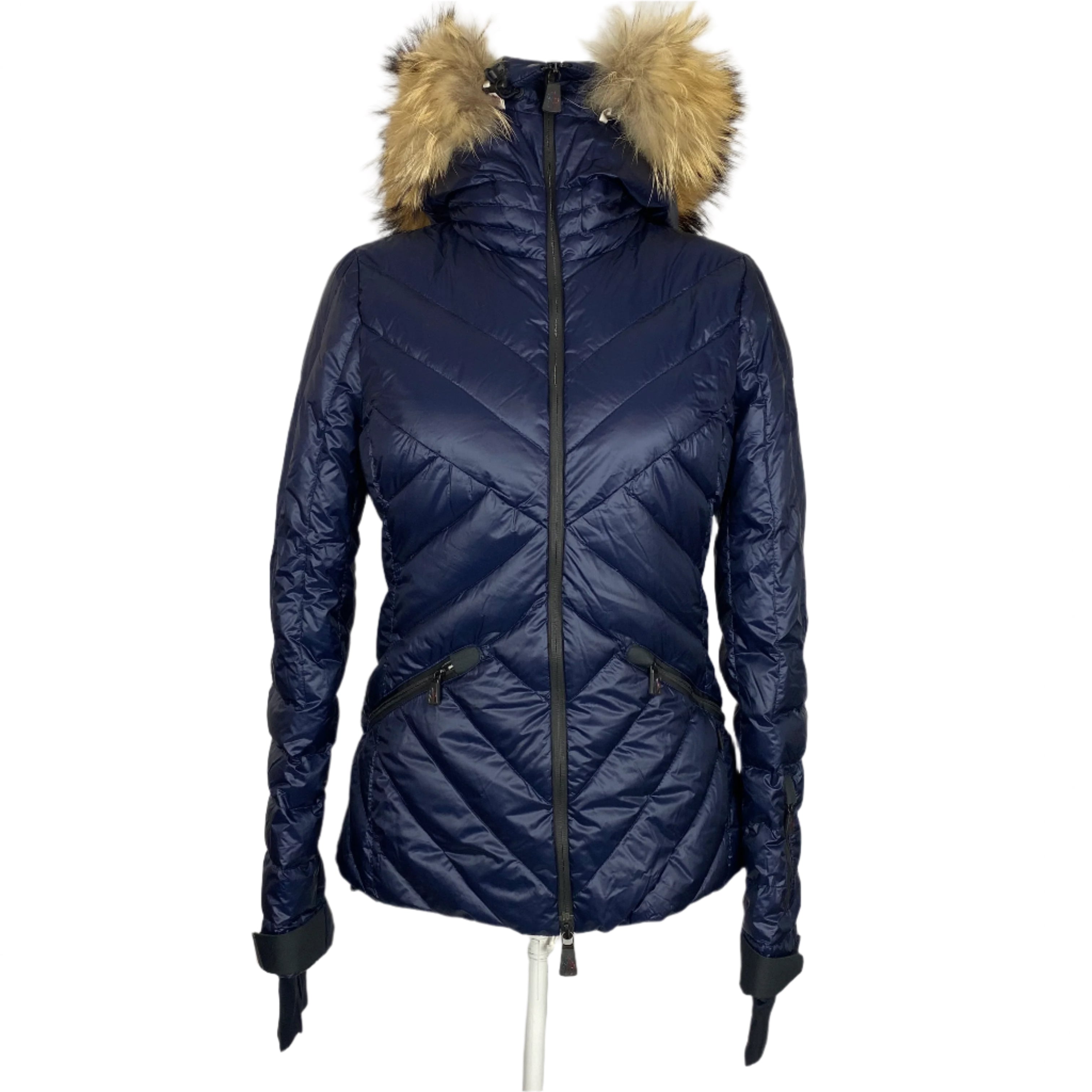 Moncler £1500 Navy Makalu Lightweight Ski Jacket XS