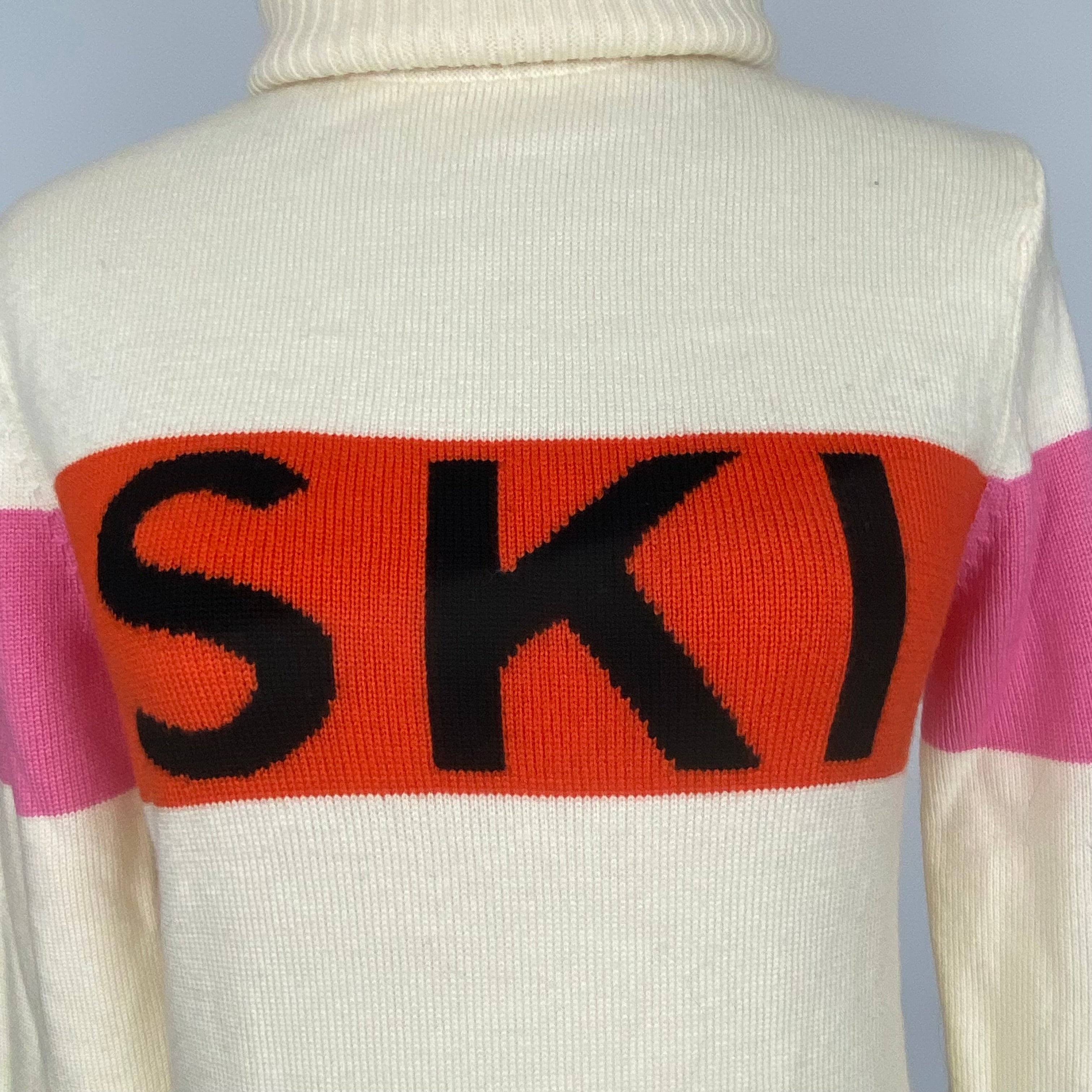 Perfect Moment New £260 Cream Wool SKI Sweater S