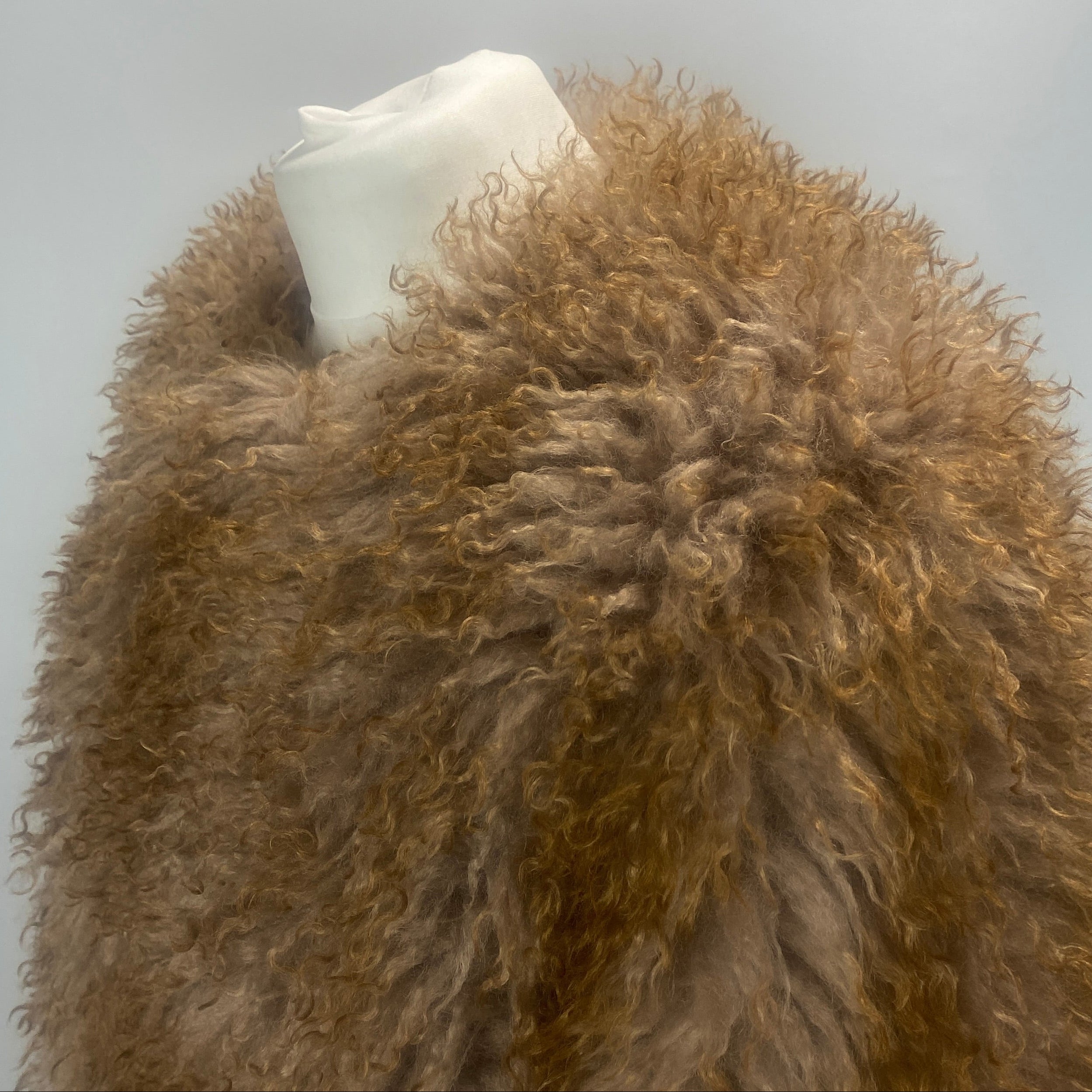 Sea New York New £650 Fawn Shaggy Fifi Faux Fur Jacket S