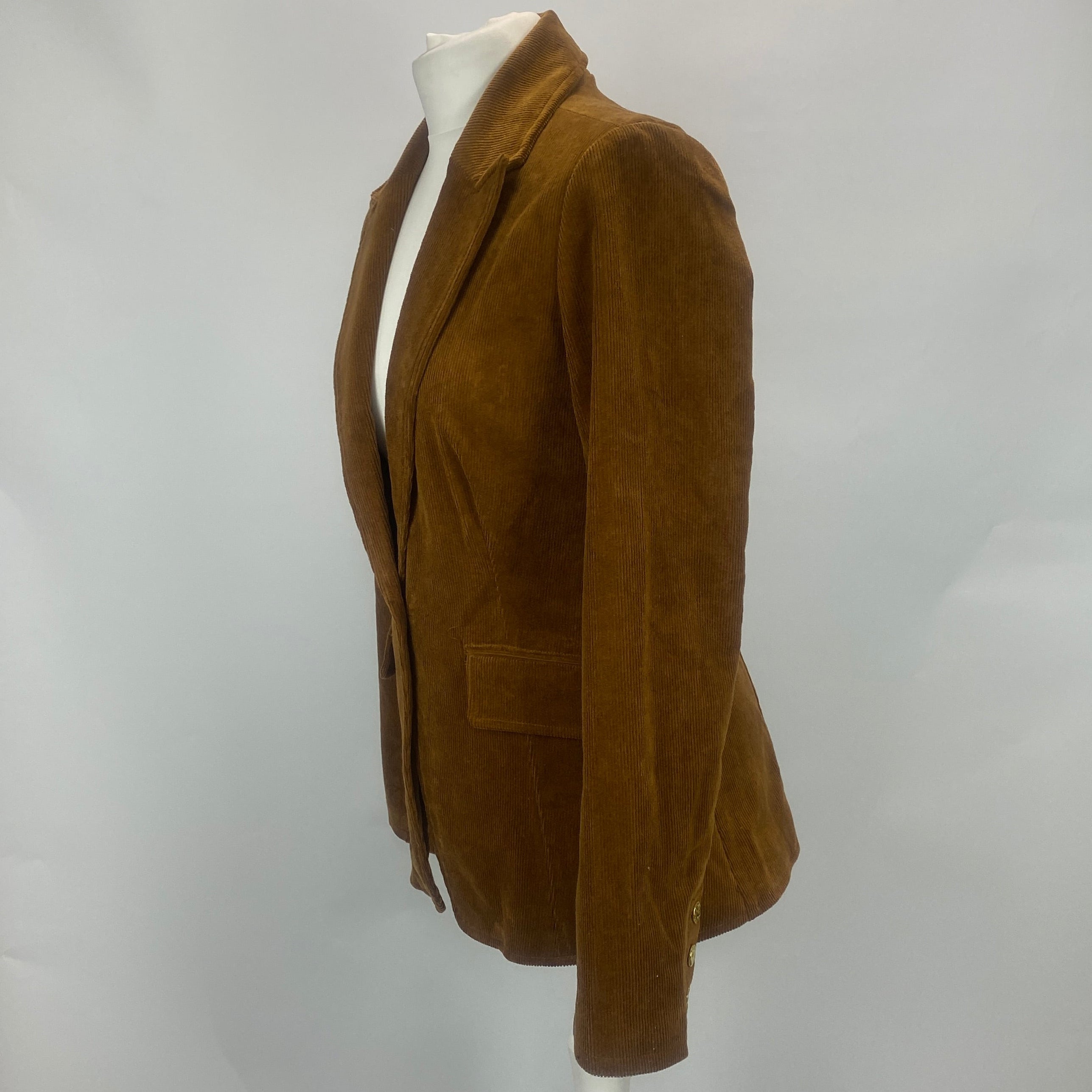 Joe's Jeans New £350 Pecan Corduroy Blazer M