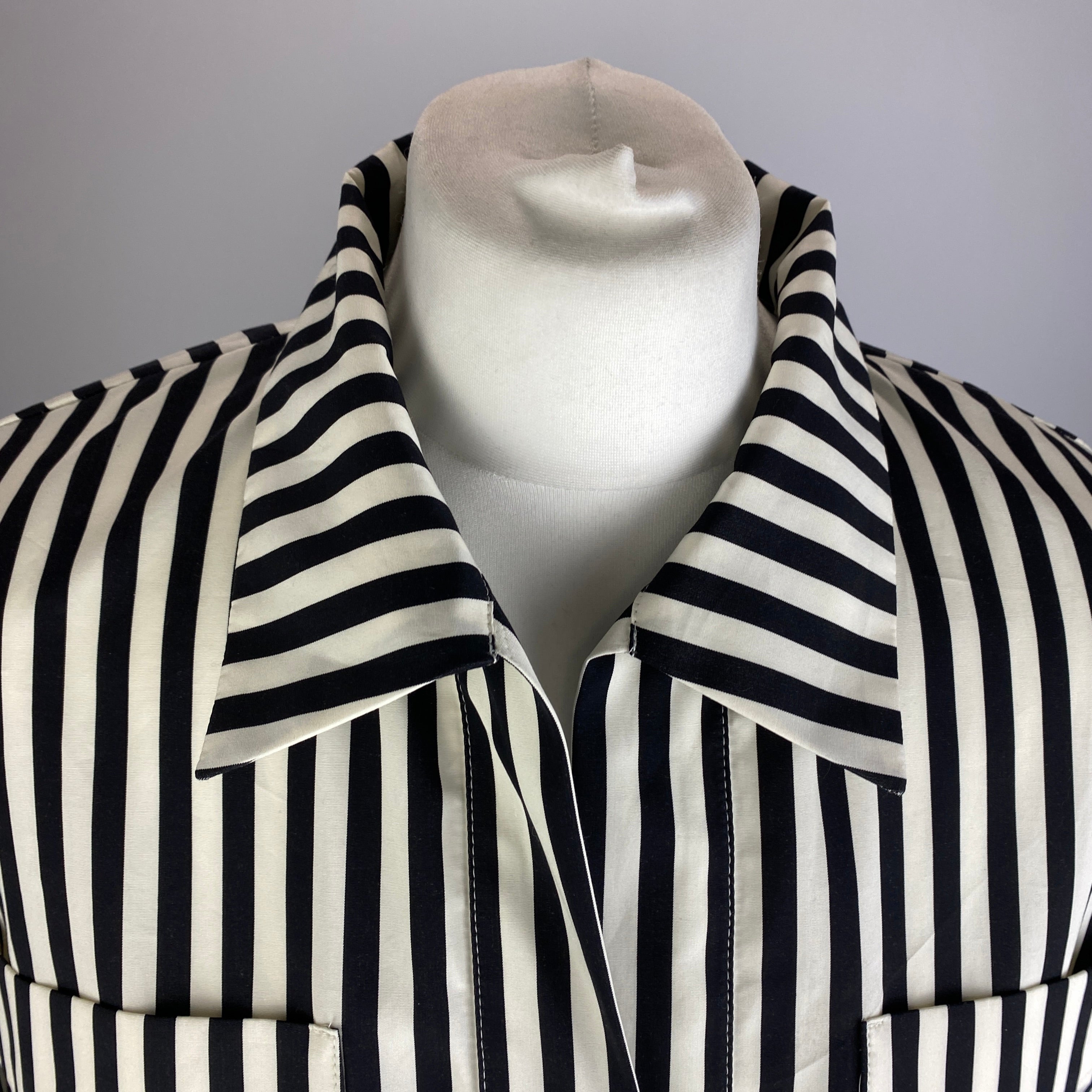 Tove New £365 Black Stripe Cotton James Tunic Top XS-L