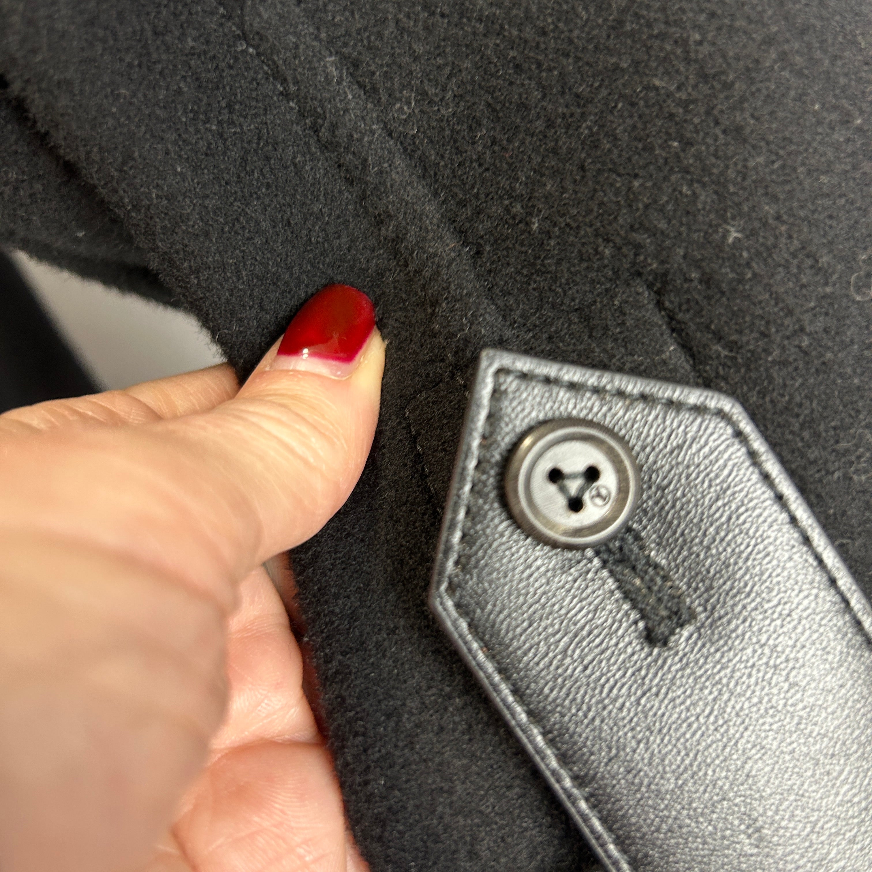 Louis Vuitton New £4250 Black & Daimer Print Coat M/L/XL