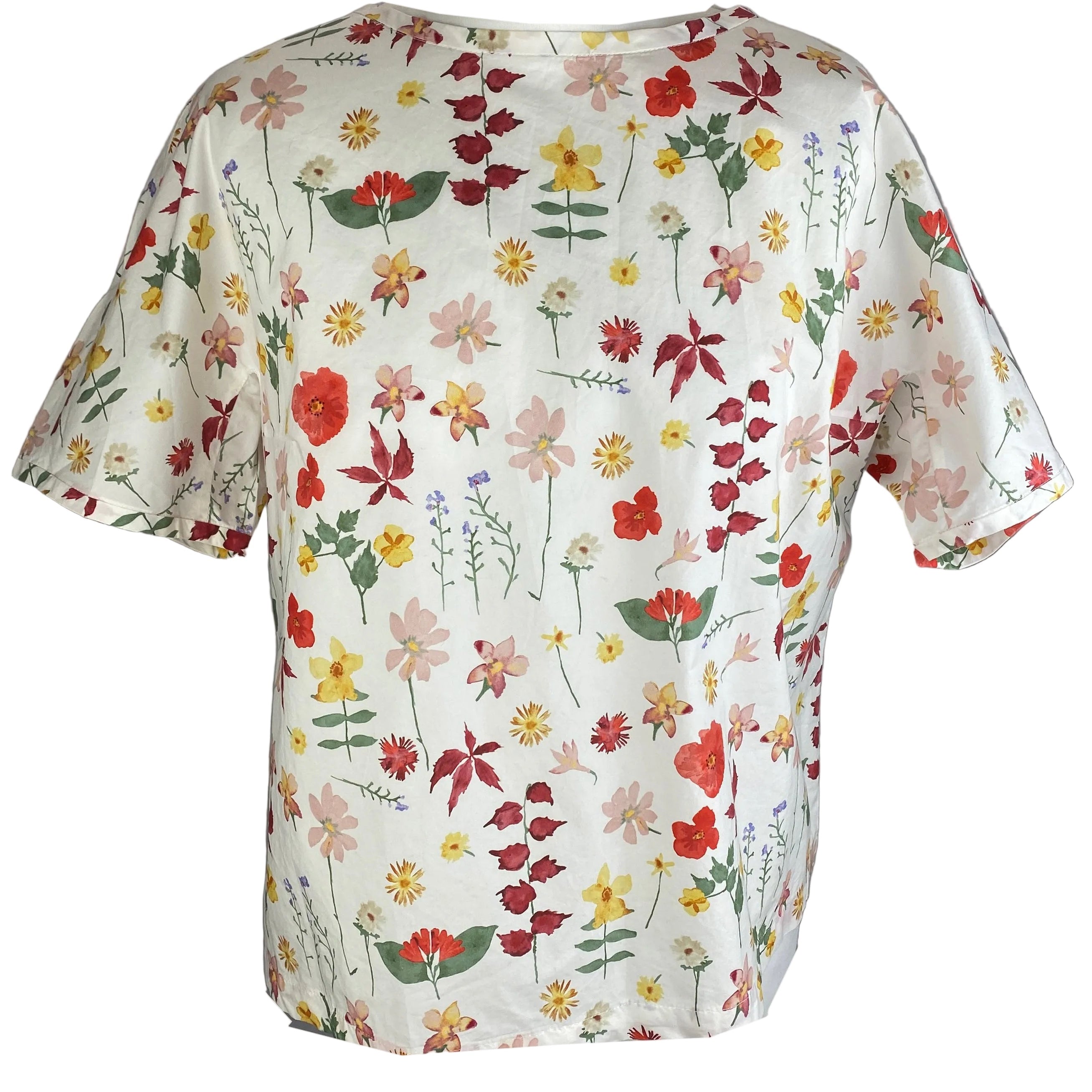 Weekend Max Mara White Garden Party Top L