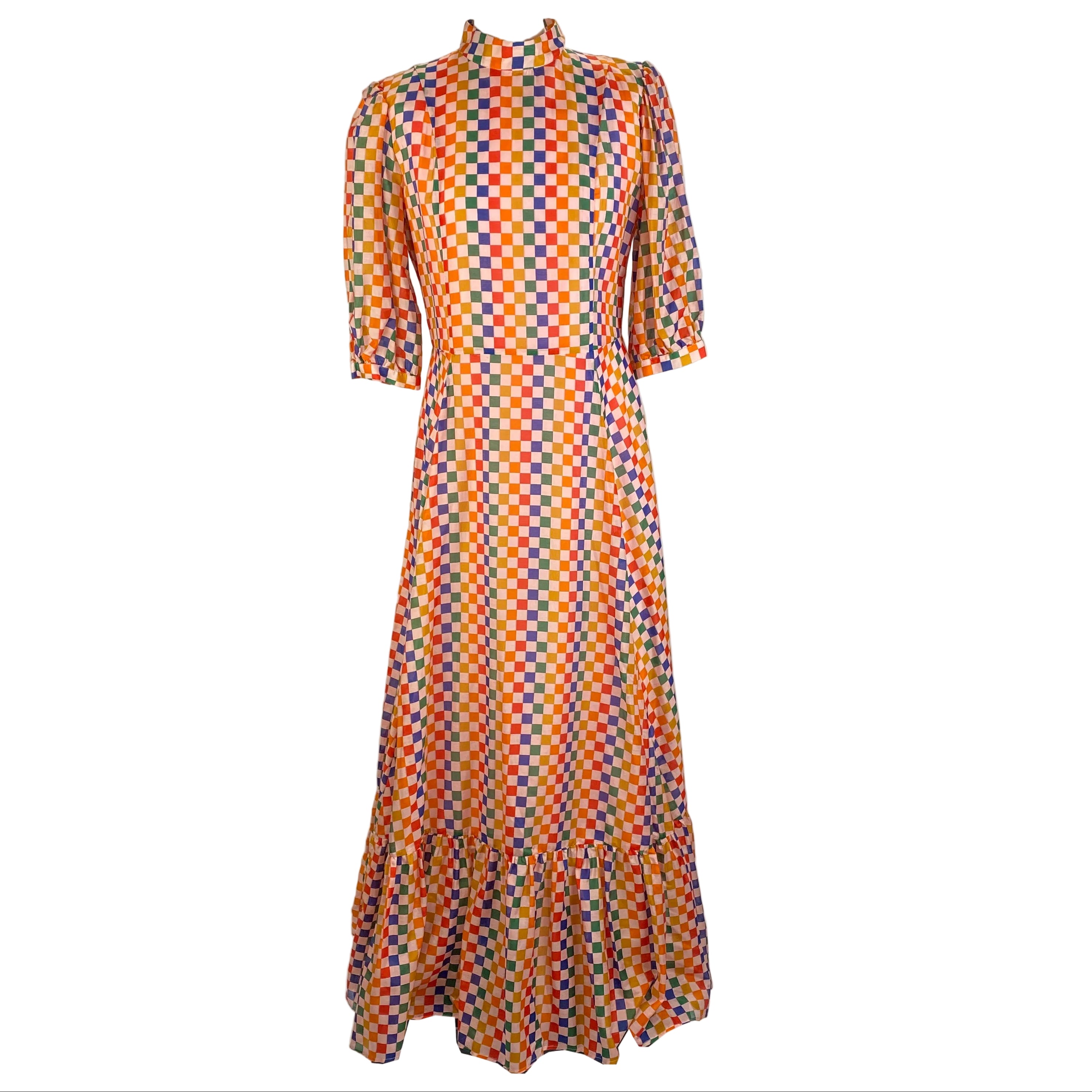 Lisou New Rainbow Puzzle Greta Maxi Dress L