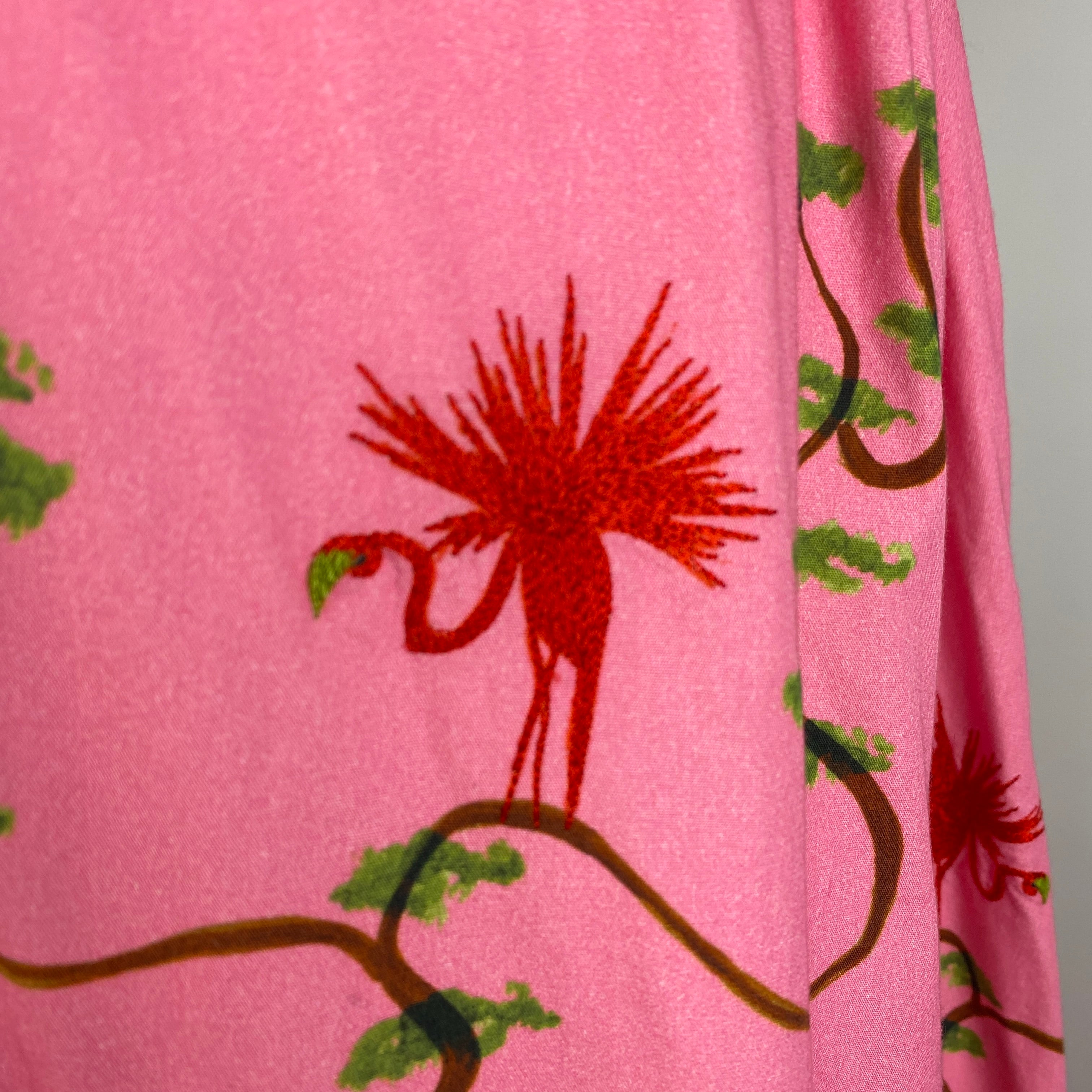 Hayley Menzies £450 Pink Print Memories of Utopia Maxi Dress L