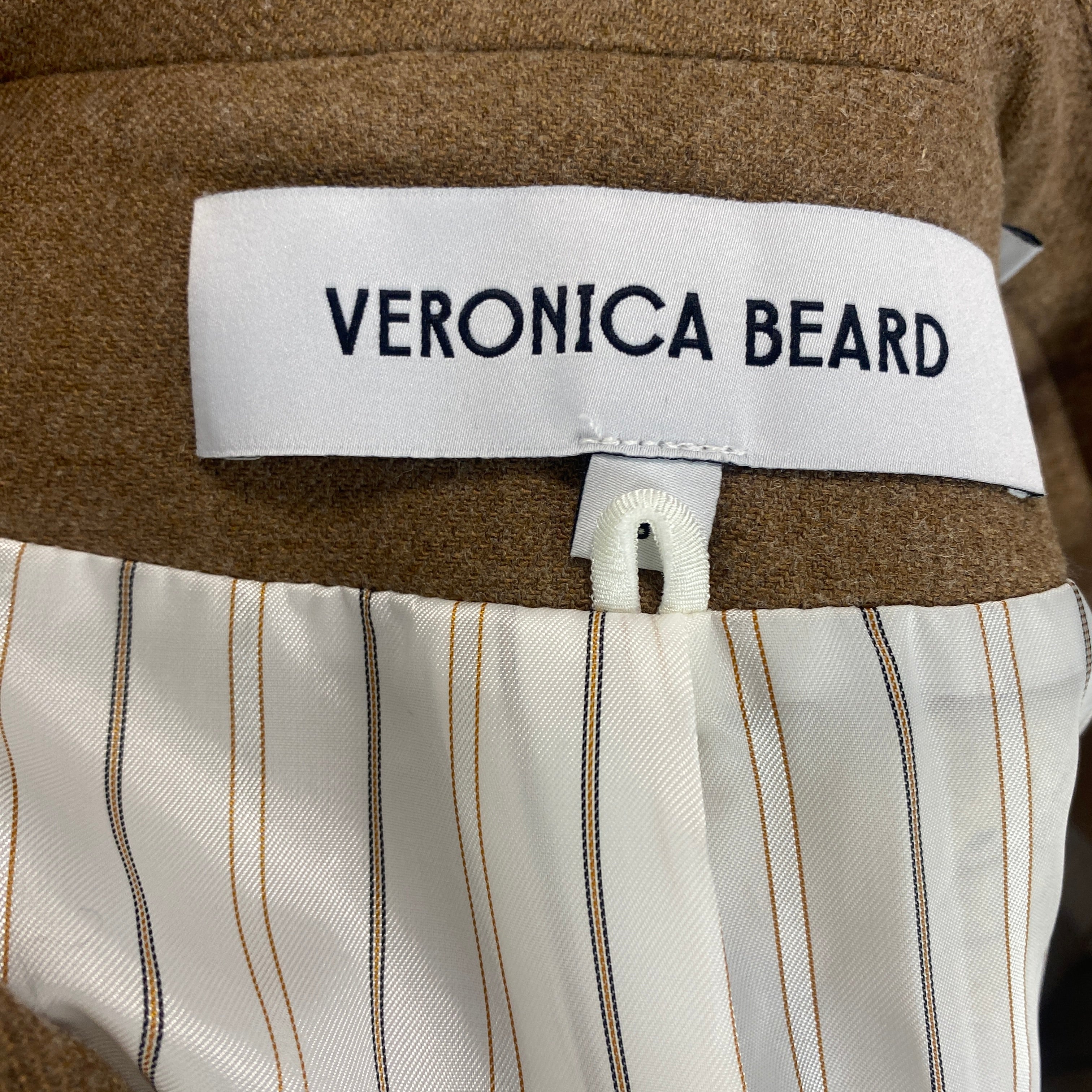 Veronica Beard New £640 Biscuit Four Pocket Dickey Jacket M