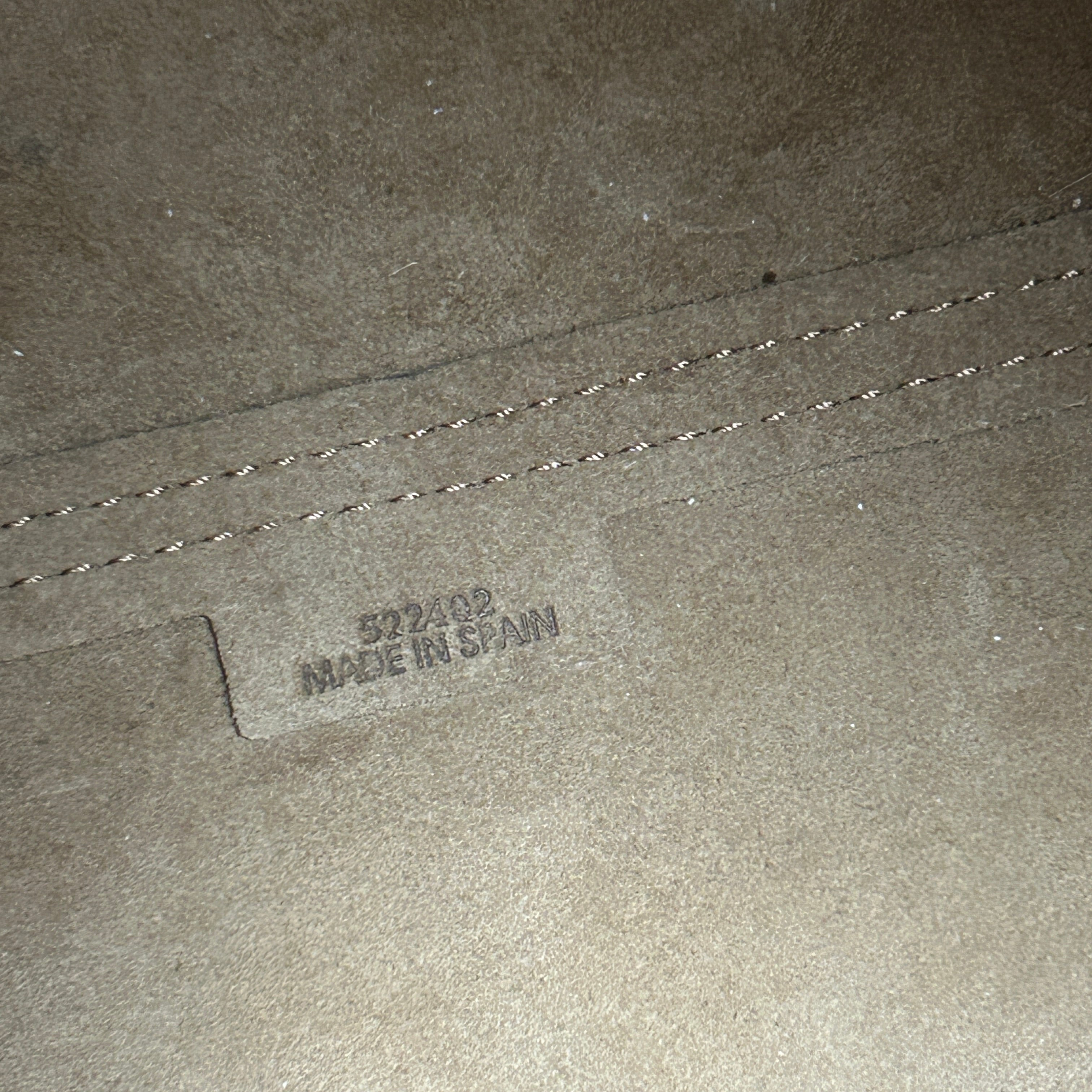 Loewe New £1550 Dark Khaki Puzzle Fold Tote Bag