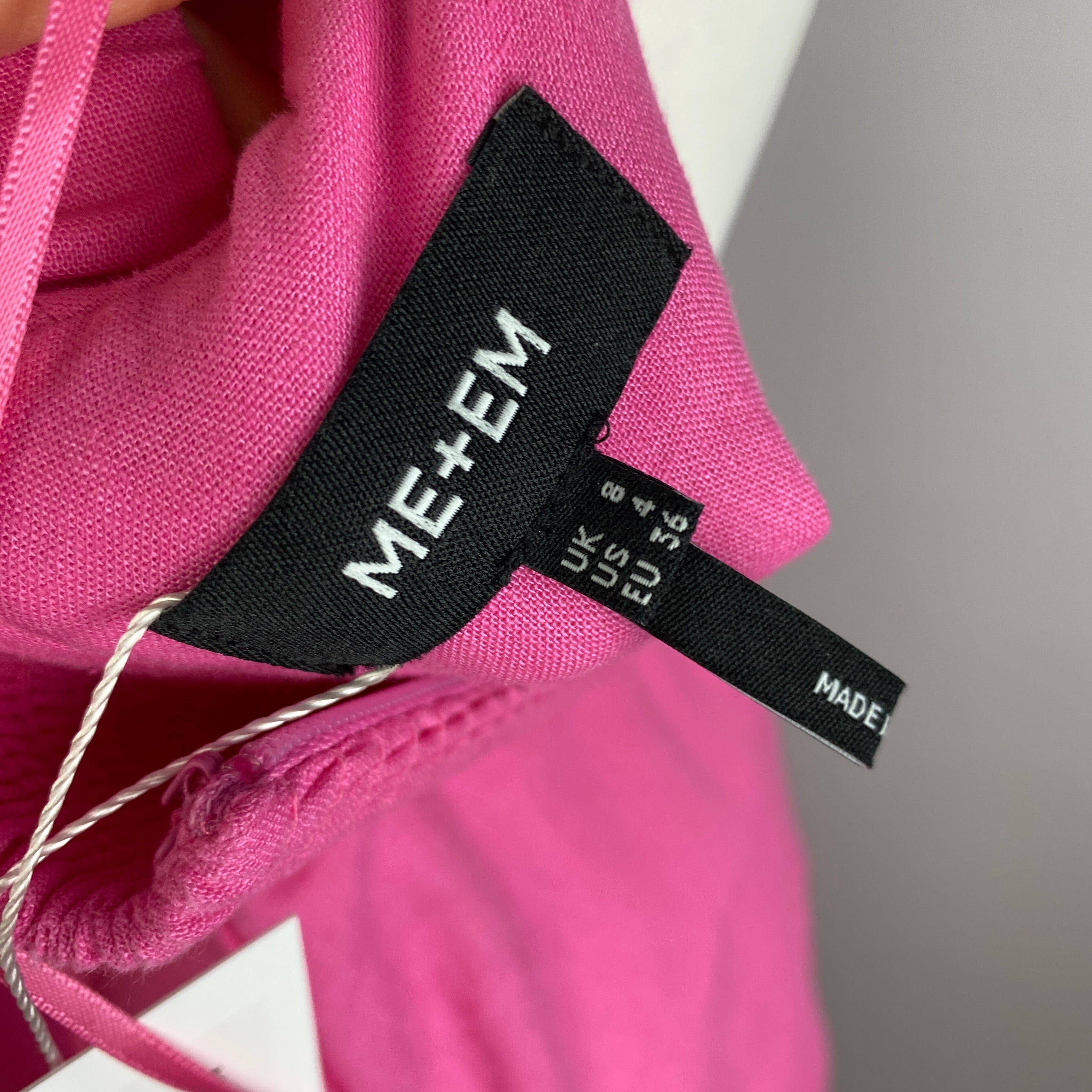 Me&Em New Pink Linen Mix Maxi Dress XS