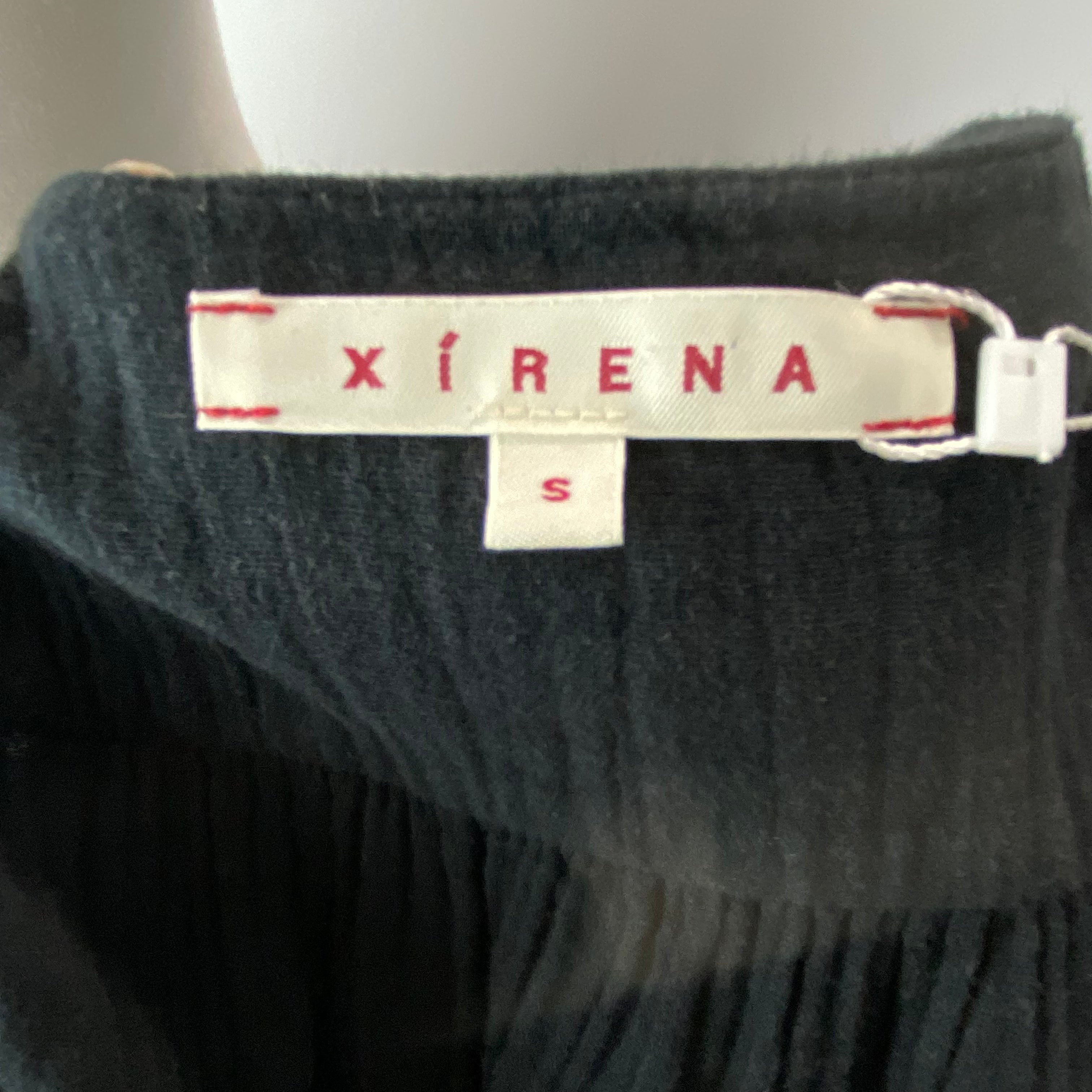 Xirena £312 Black Cheesecloth Tiered Maxi Dress M