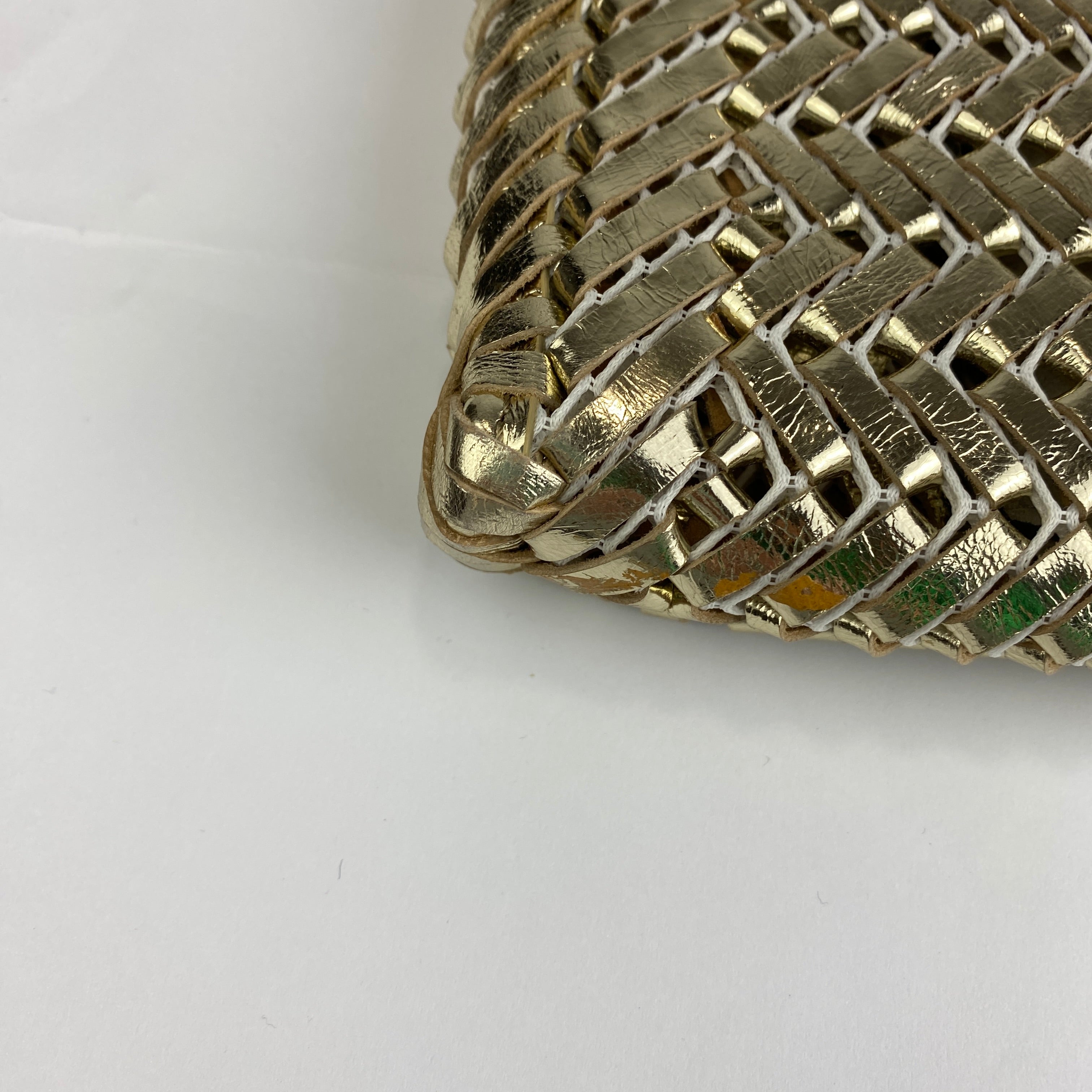 Anya Hindmarch New £475 Gold Neeson Tassel Clutch Bag