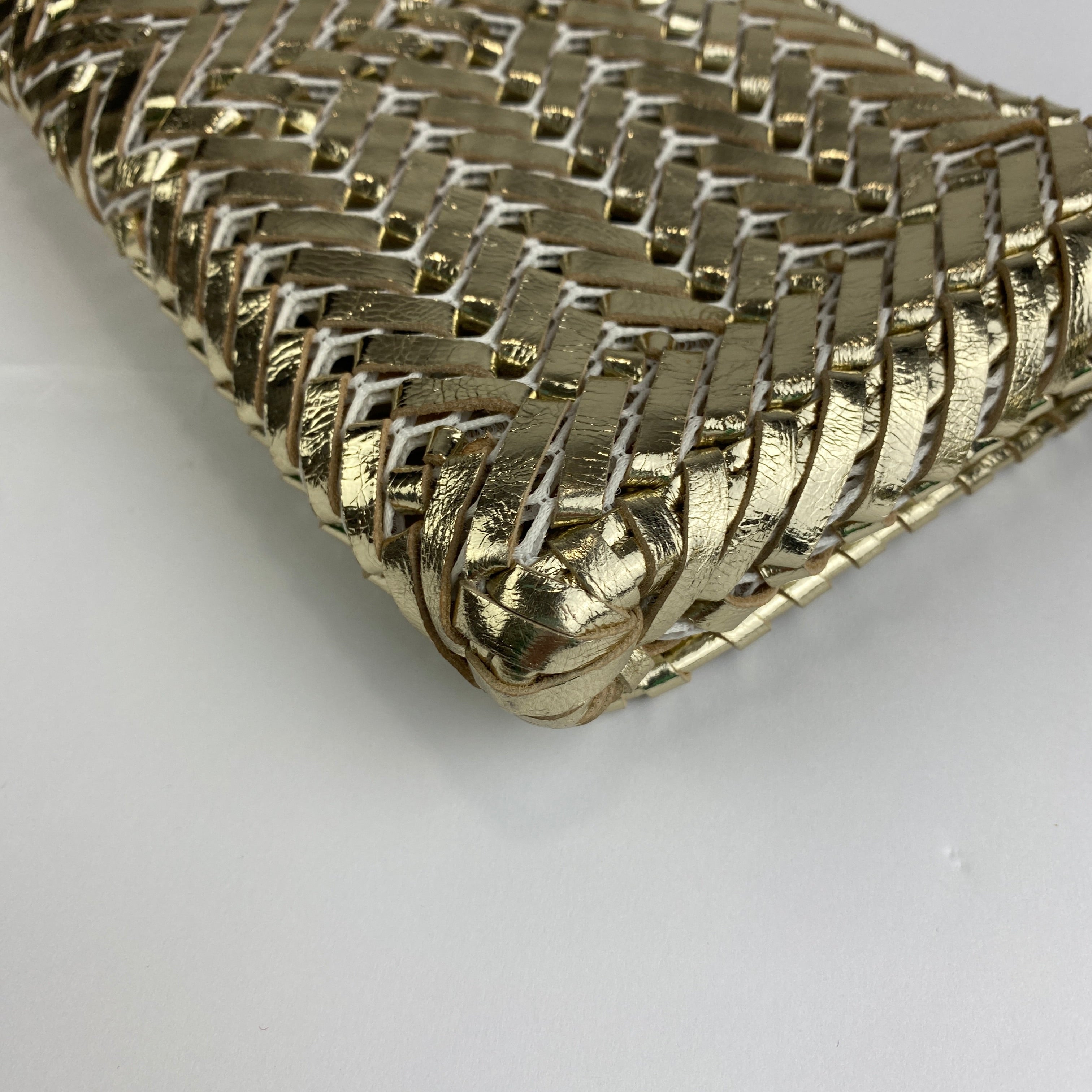 Anya Hindmarch New £475 Gold Neeson Tassel Clutch Bag
