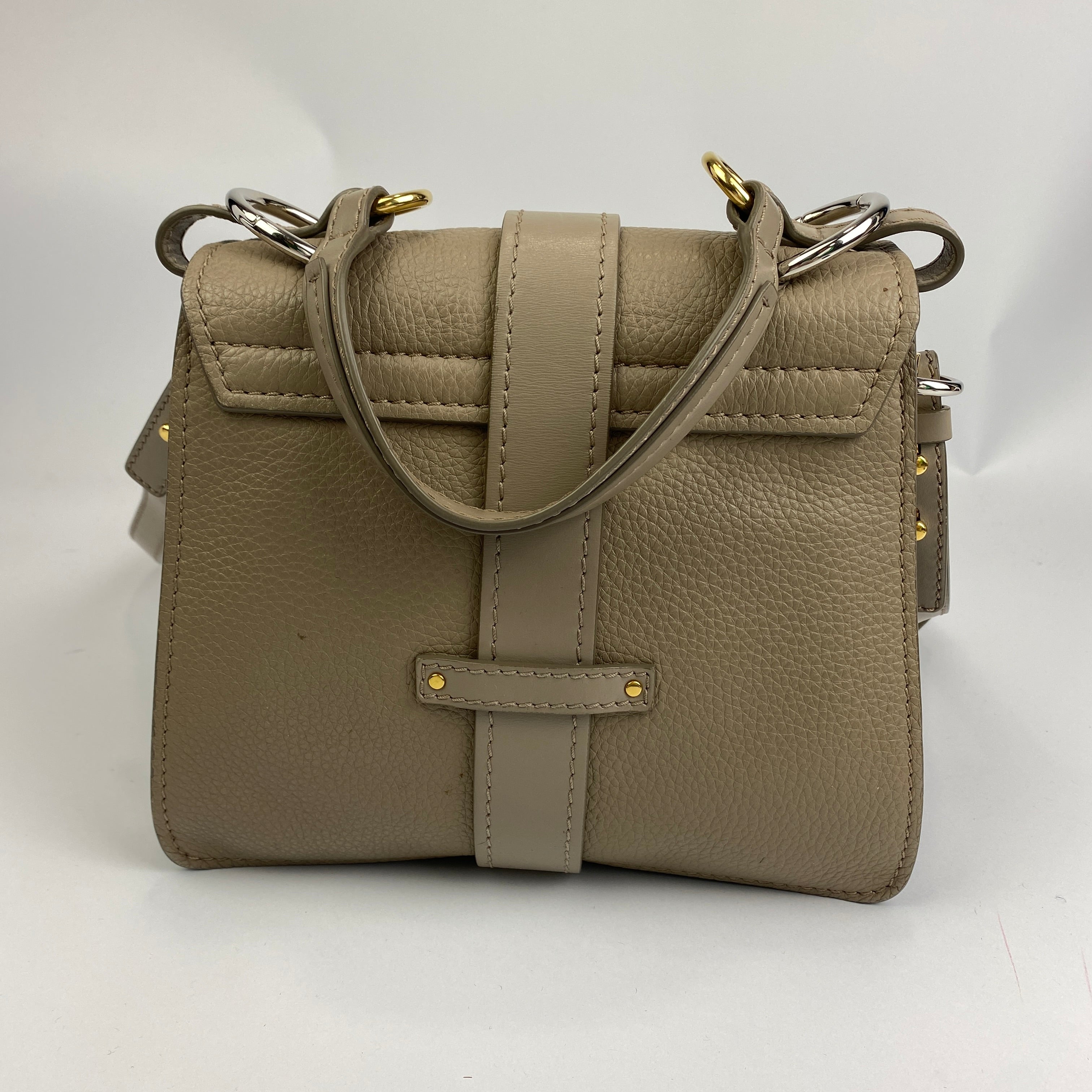 Chloe £1690 Motty Grey Small Aby Day Bag