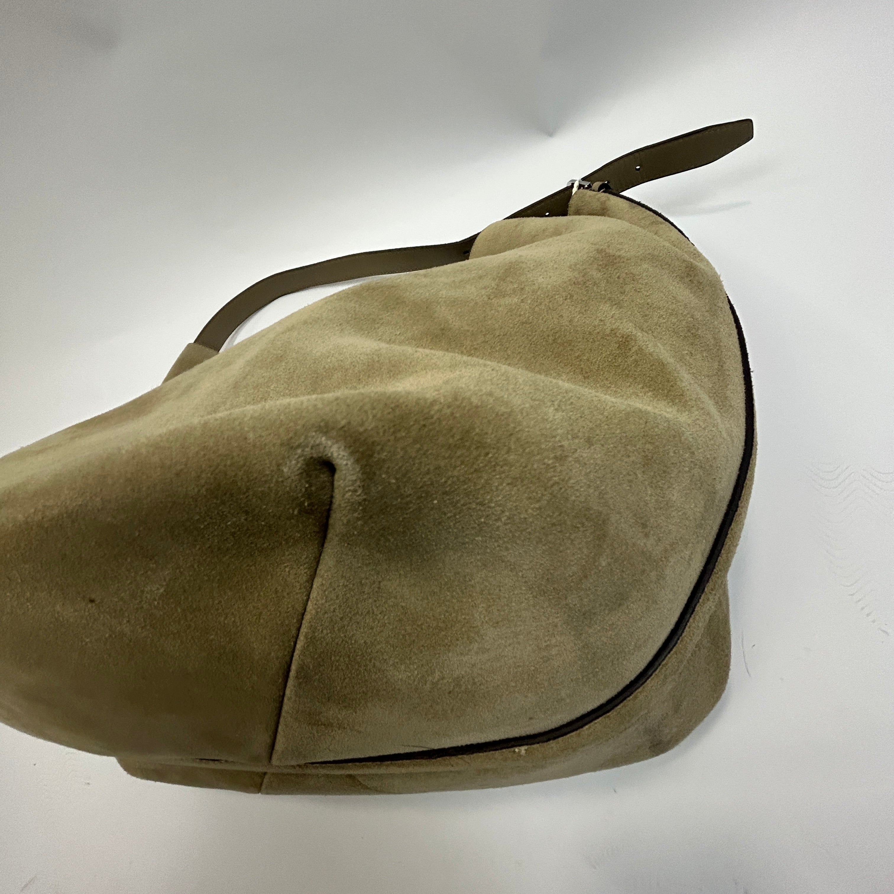 Toteme £870 Taupe Suede Belted Tote Bag