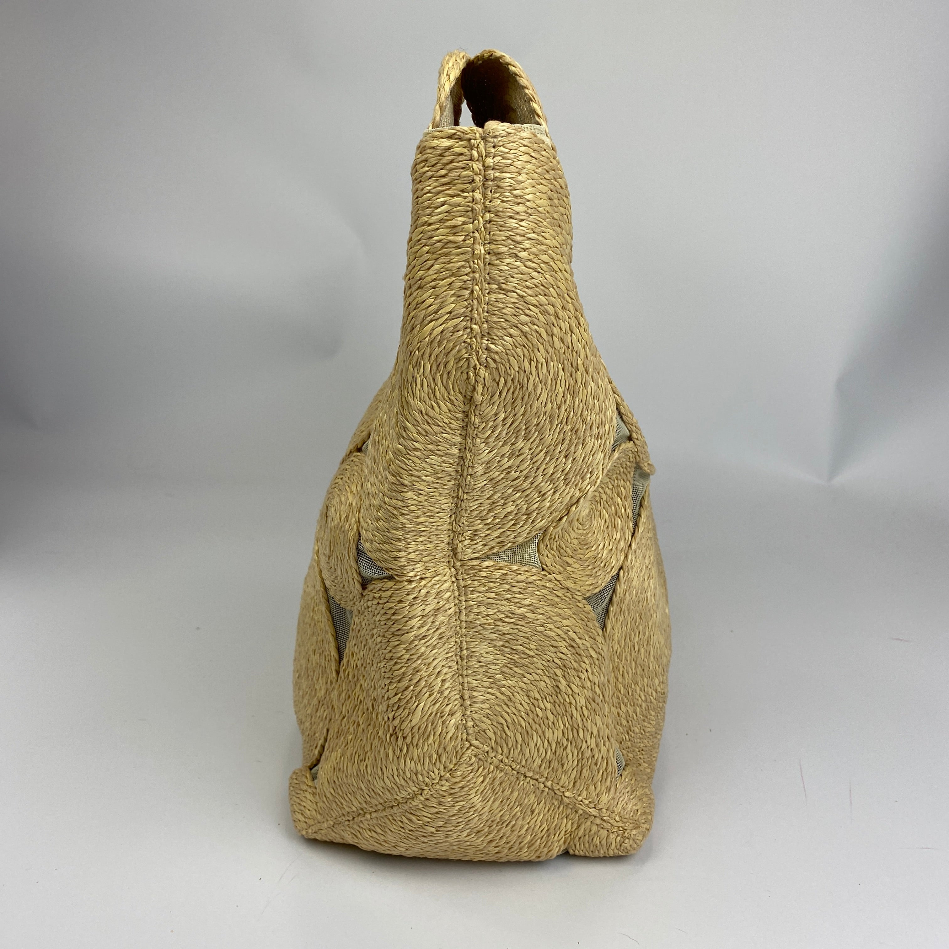 Cult Gaia £330 Natural Brynn Clutch Bag
