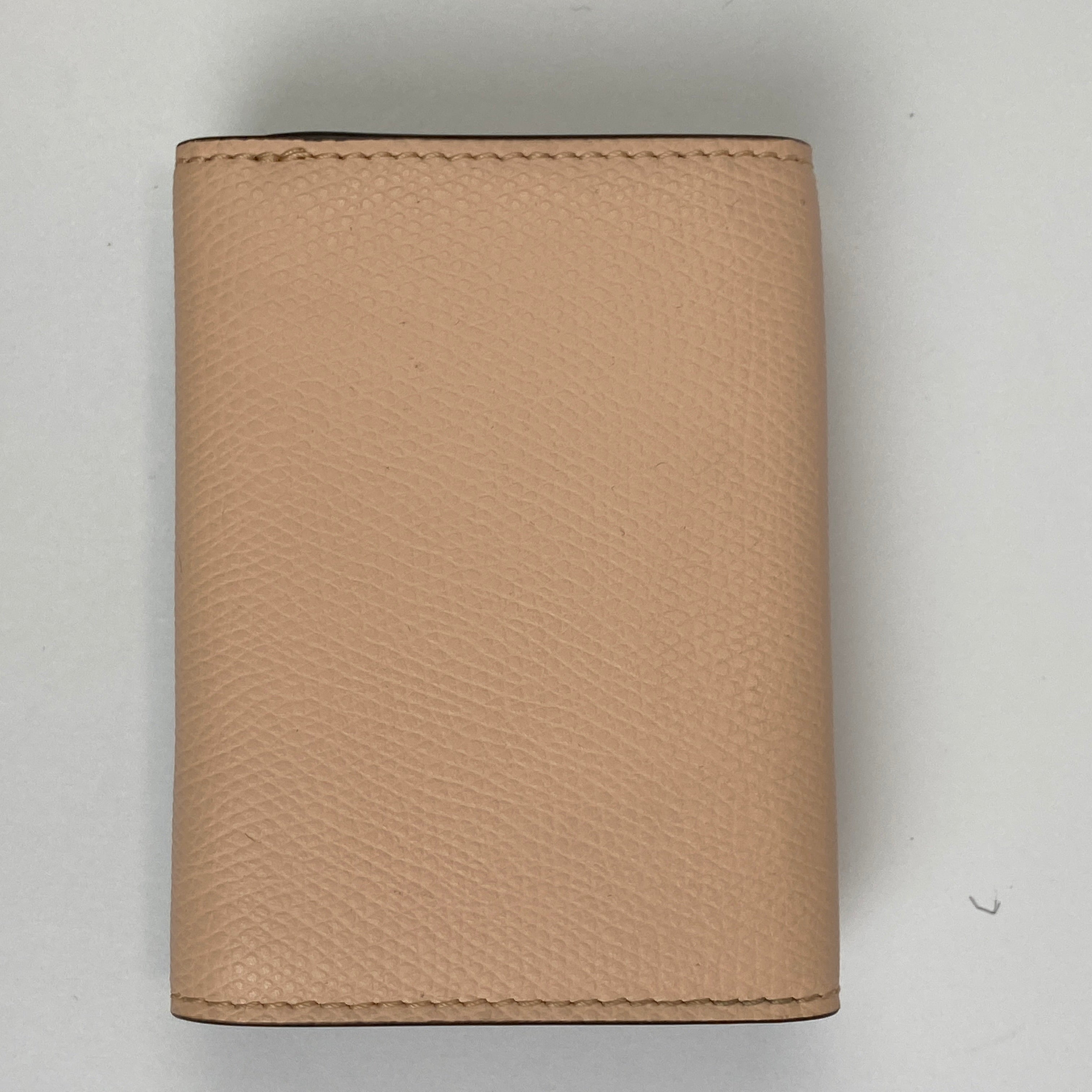 Fendi New £480 Nude & Tan F is Fendi Trifold Wallet