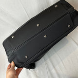 Gucci Vintage Black Nylon Large Weekend Suitcase