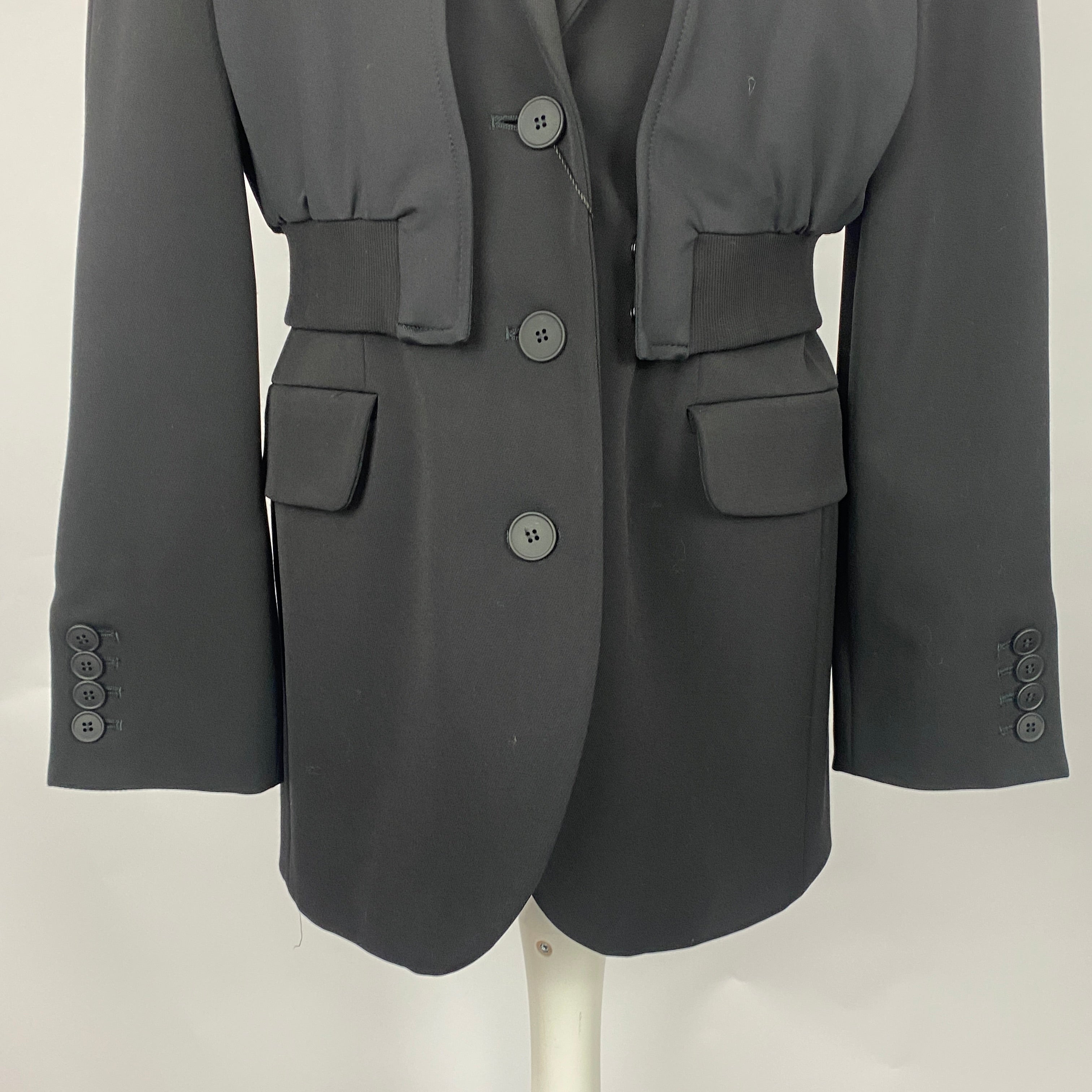 Weekend Max Mara New Black Blazer/BomberJacket M