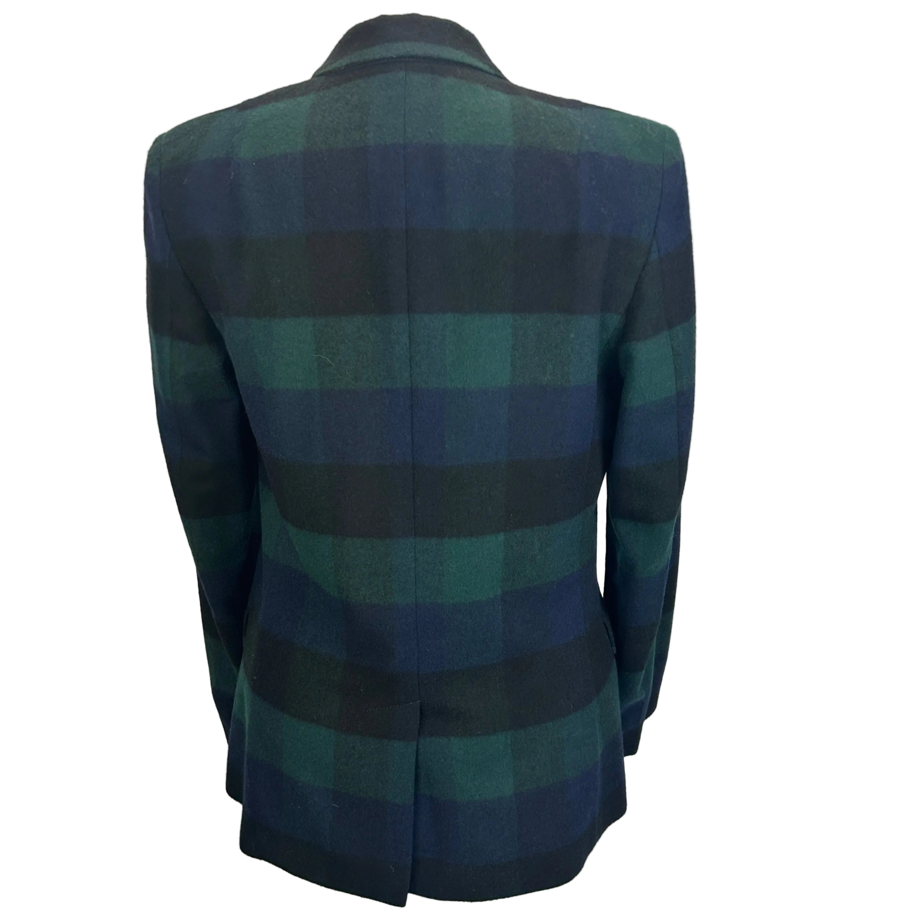 Paul Smith New Navy & Ivy Tartan Wool Mix Jacket S