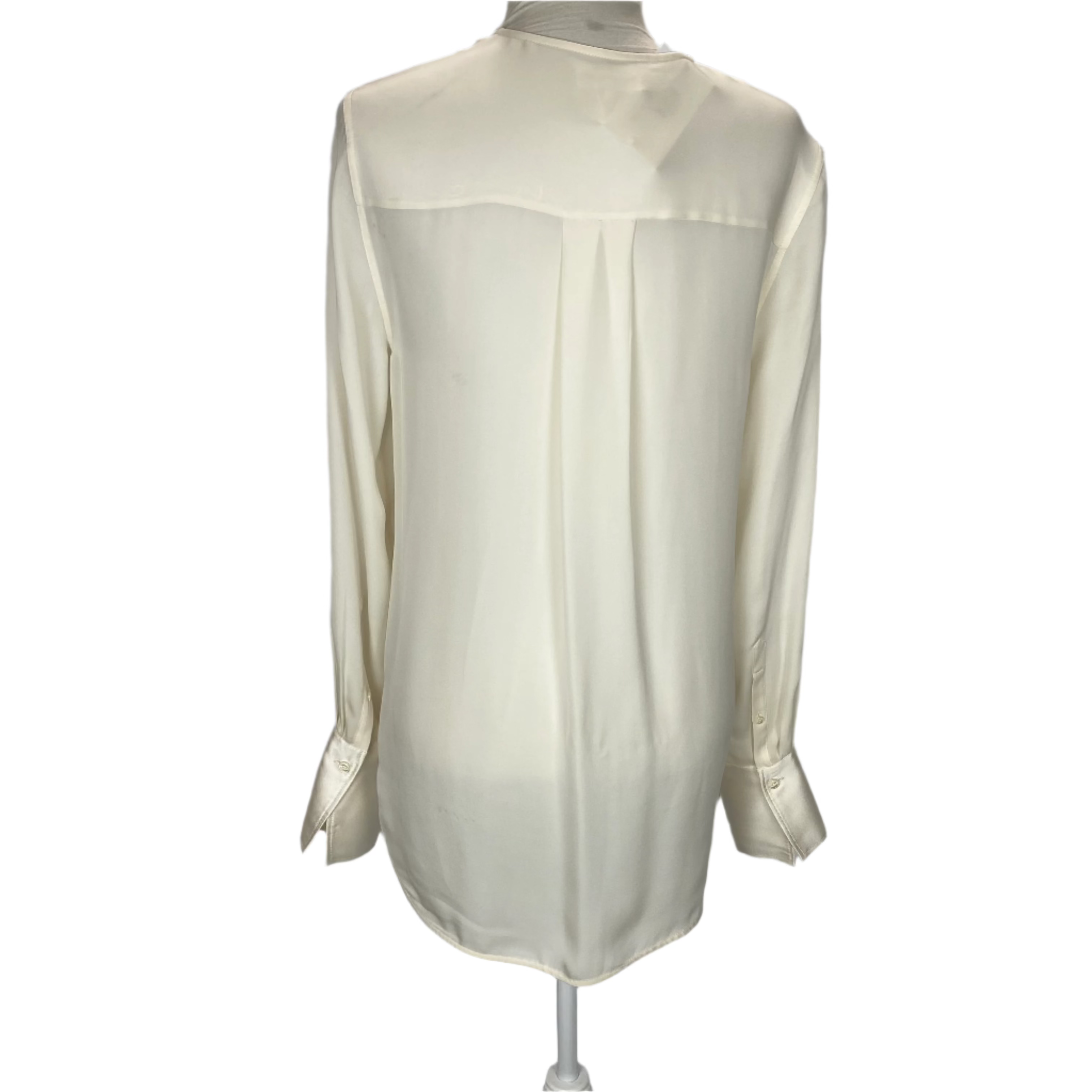Rag & Bone Ivory Silk Drape Blouse M