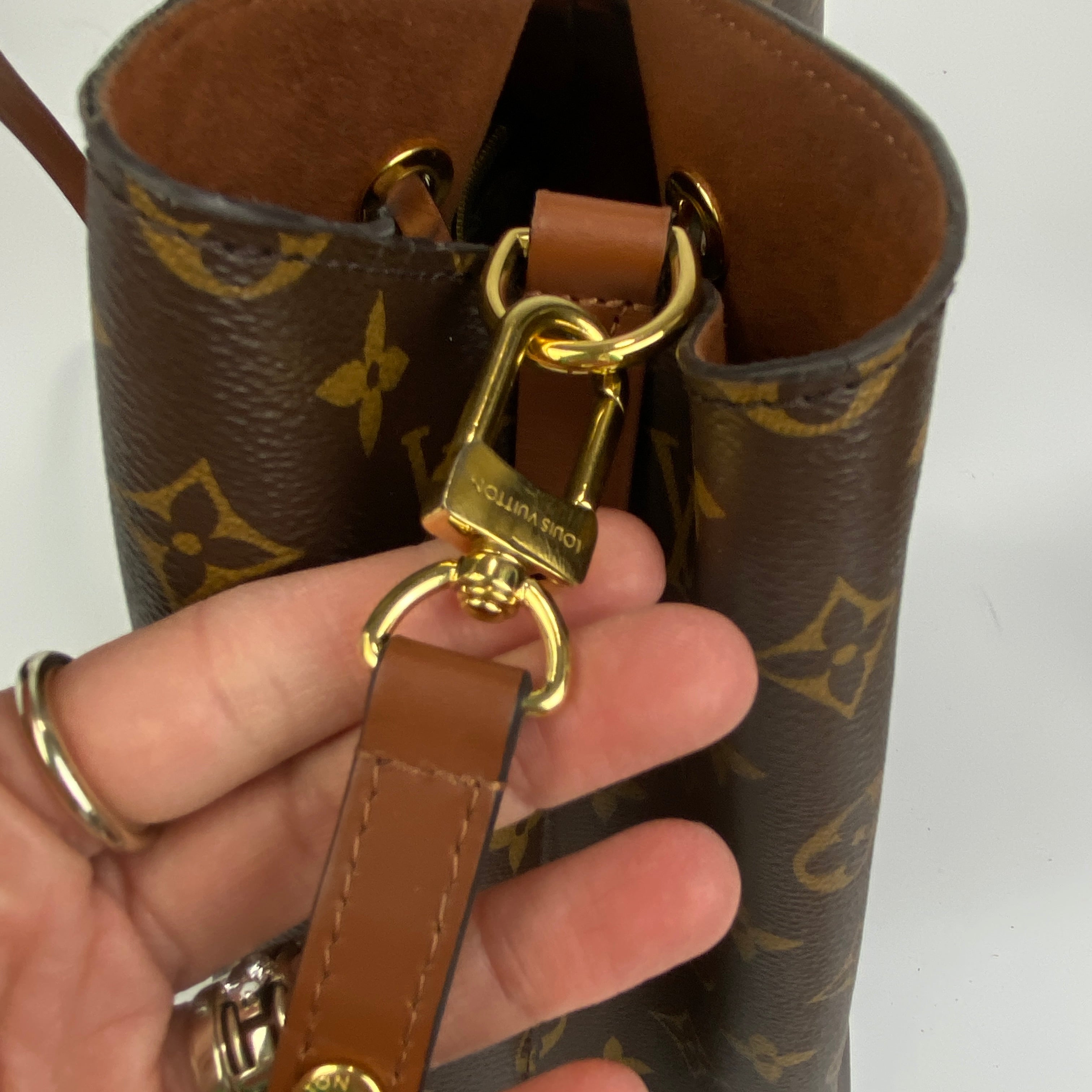 Louis Vuitton £1790 NeoNoe MM Monogram Canvas Bucket Bag