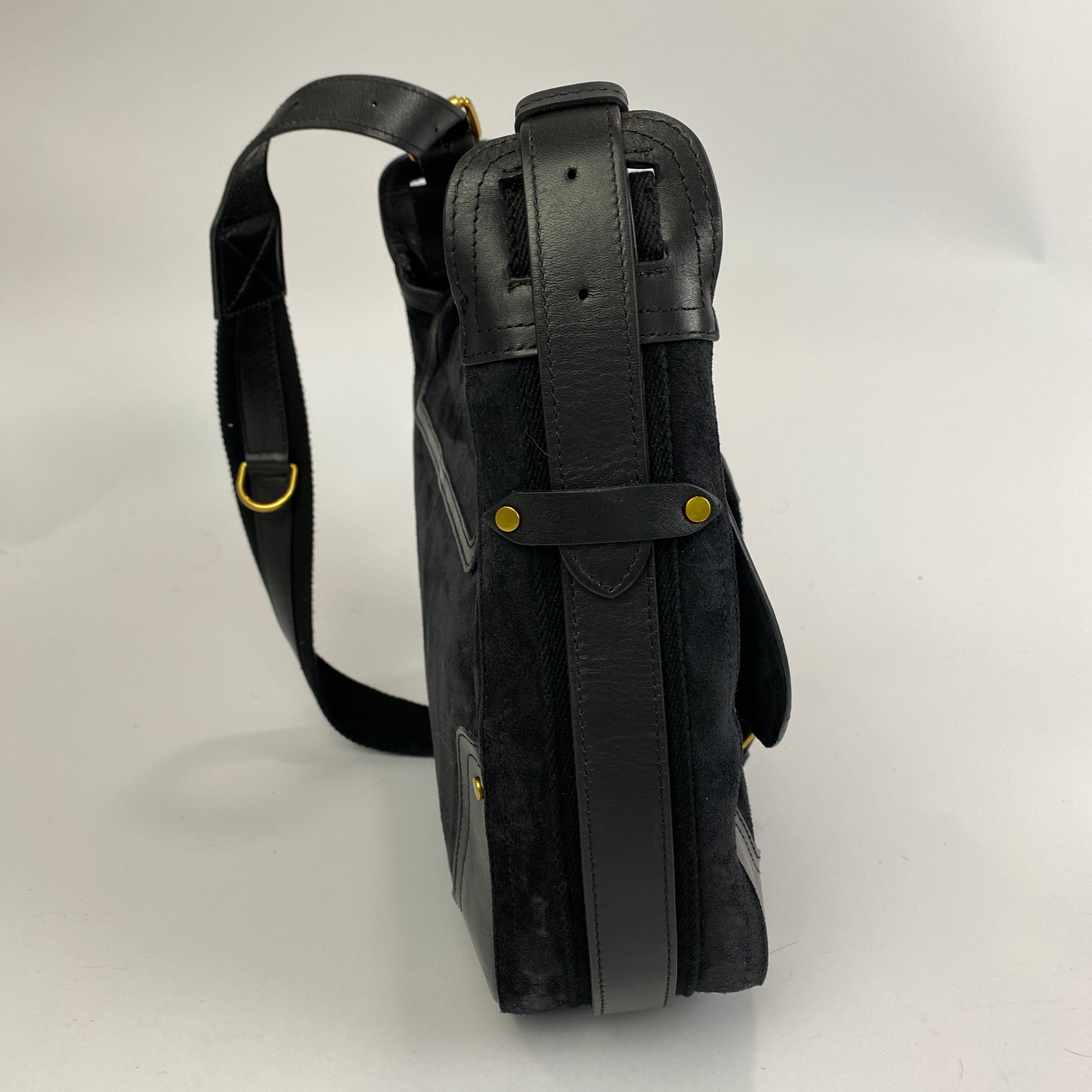 Isabel Marant £890 Black Suede Sierra Crossbody Bag