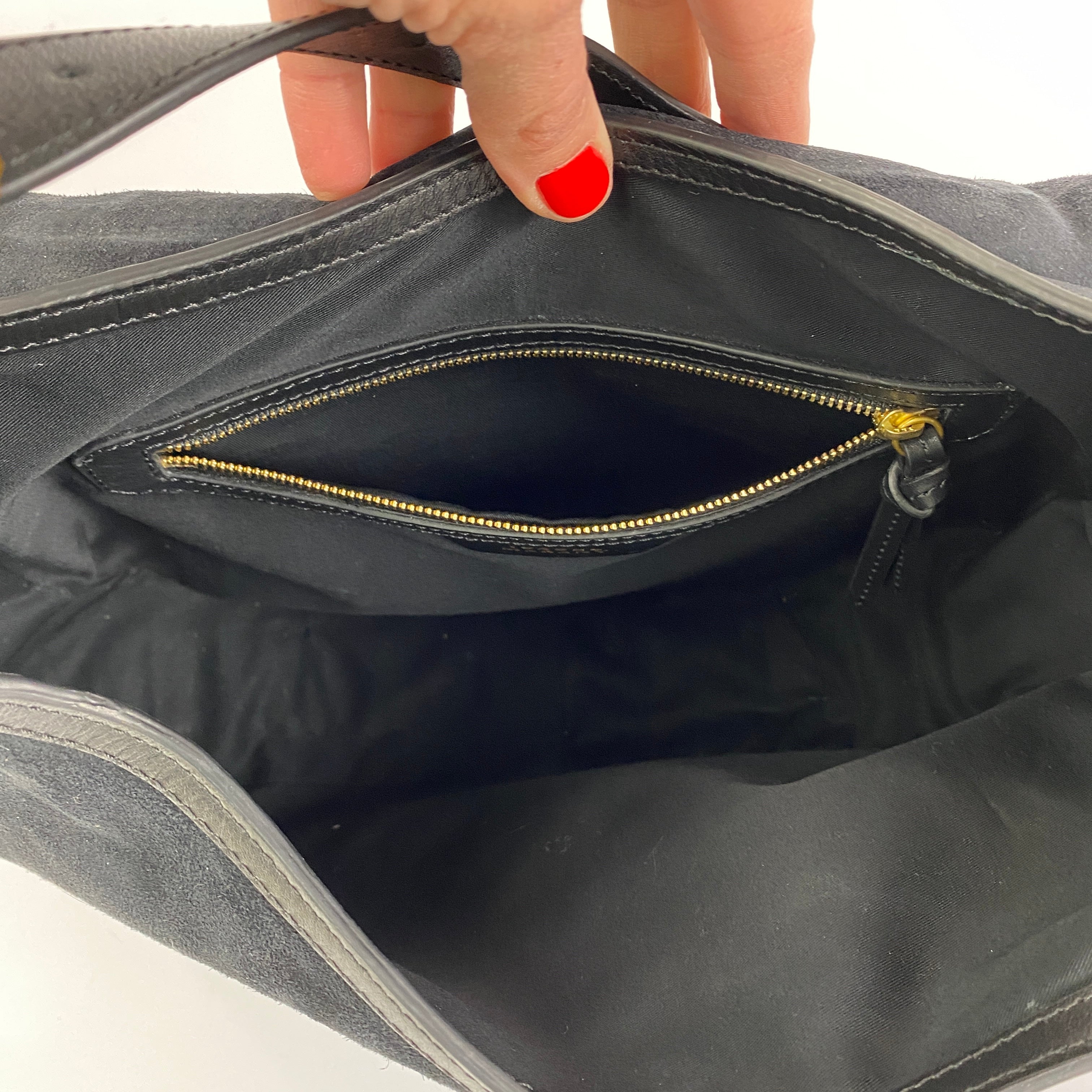 Isabel Marant £890 Black Suede Sierra Crossbody Bag