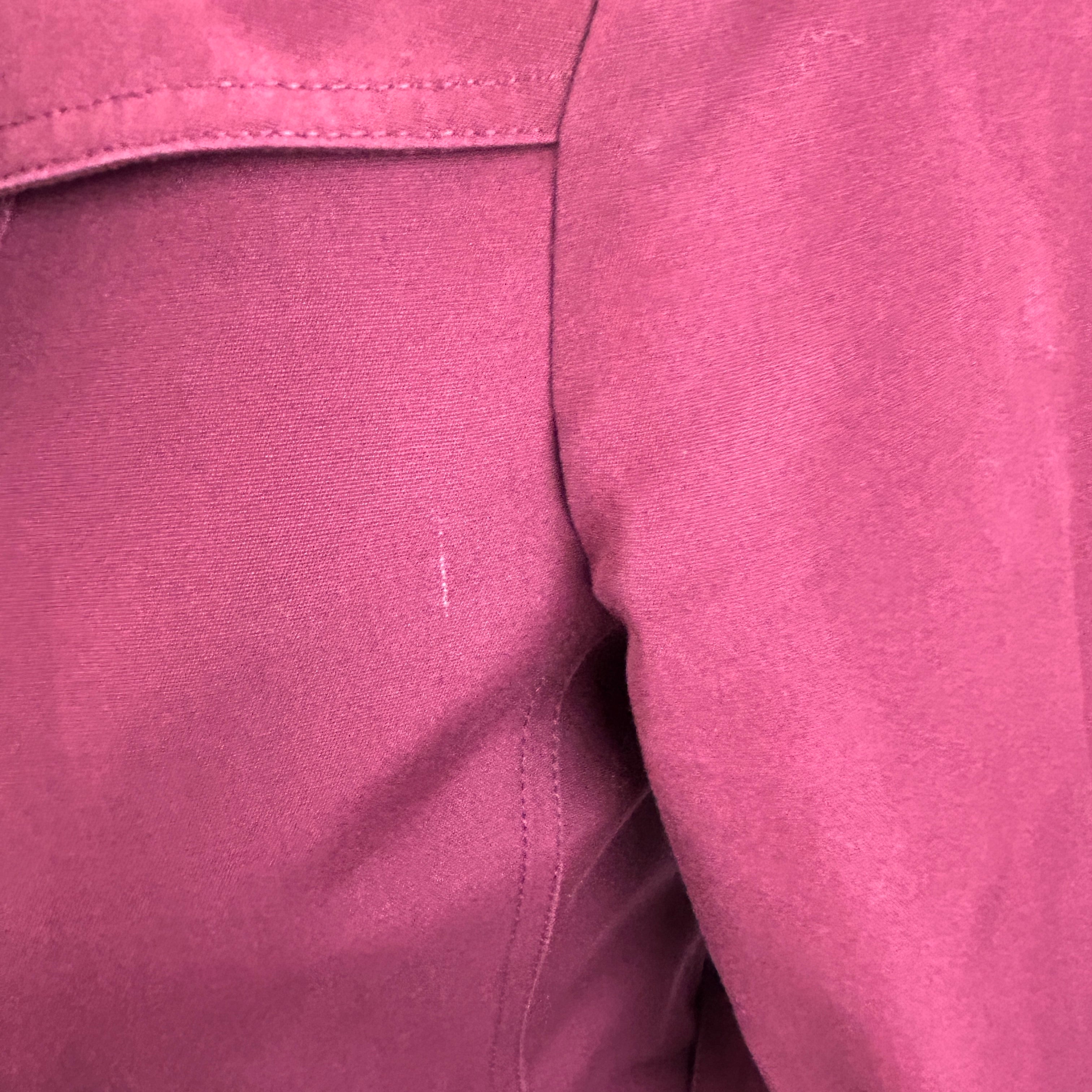 Burberry Raspberry Kensington Trench Coat XXS