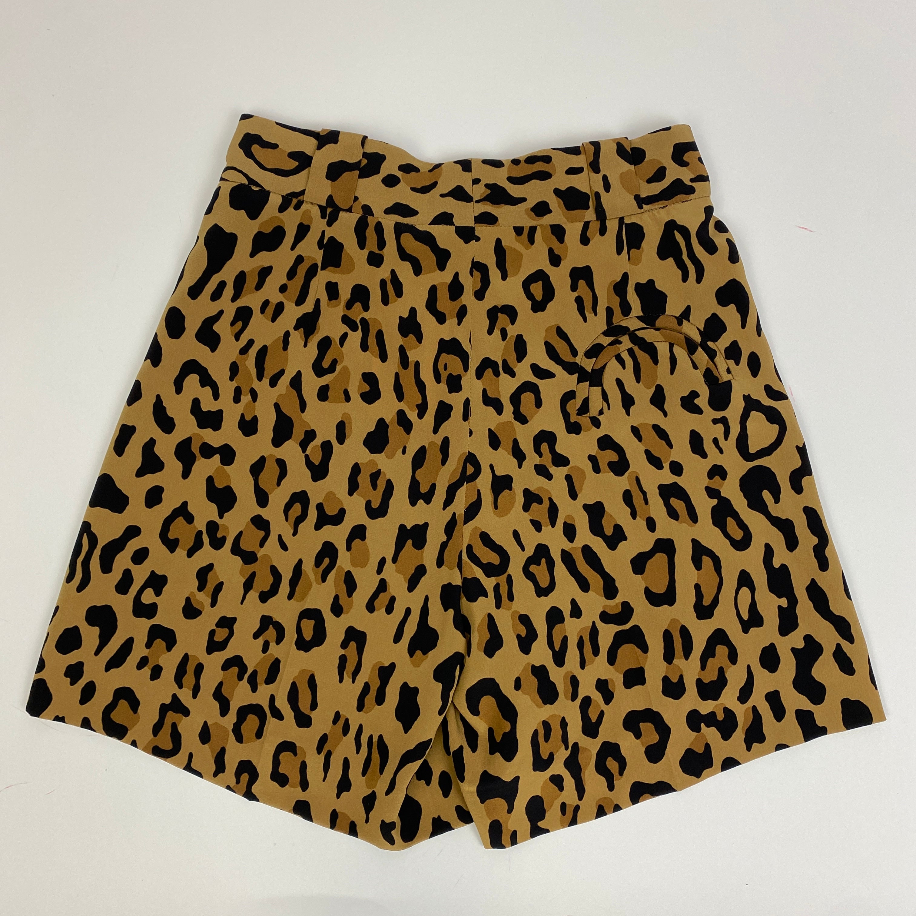 Blaze Milano New Camel Simba Silk Shorts XXS