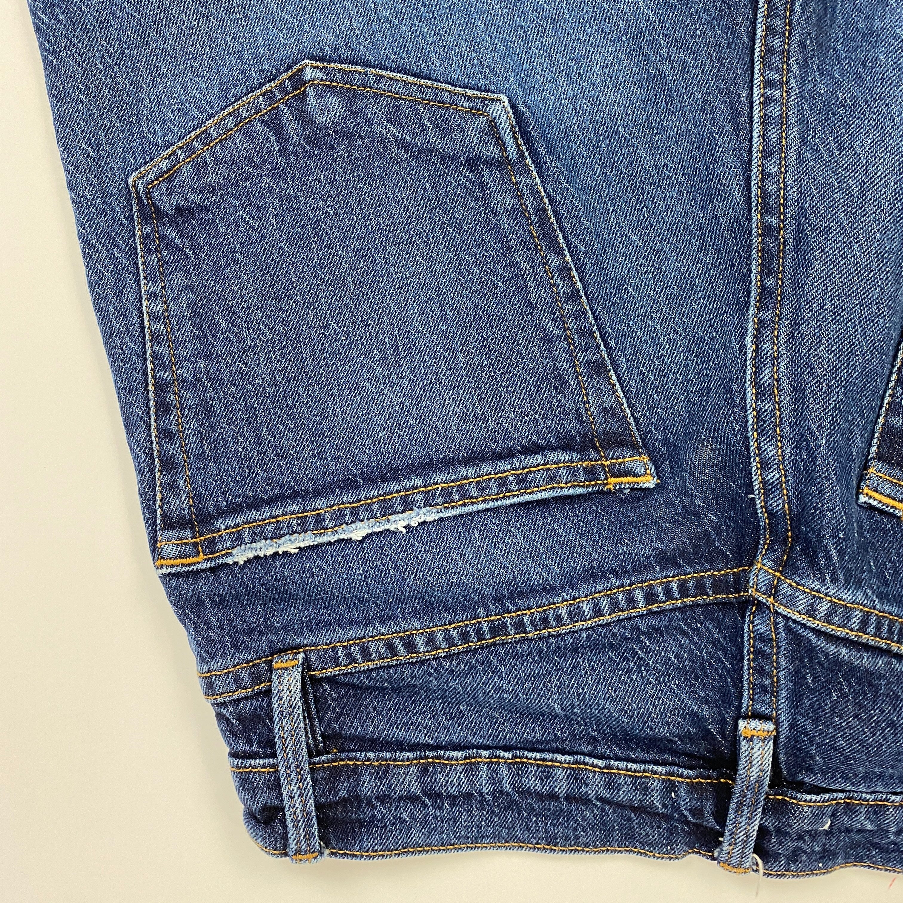 Frame £324 Le Original Vintaged Blue Crop Jeans 27