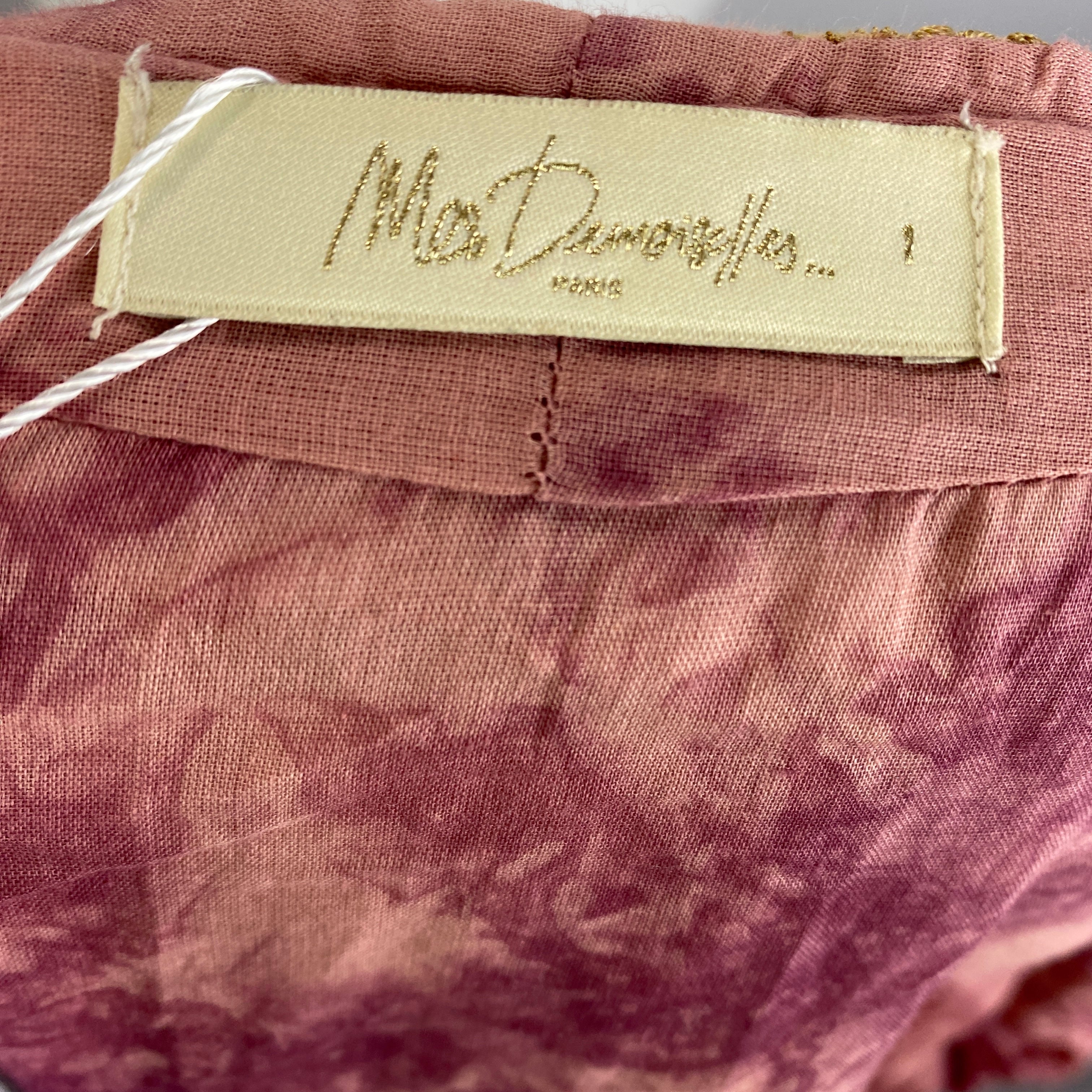 Mes Demoiselles New Embroidered Indian Patchwork Jacket S/M