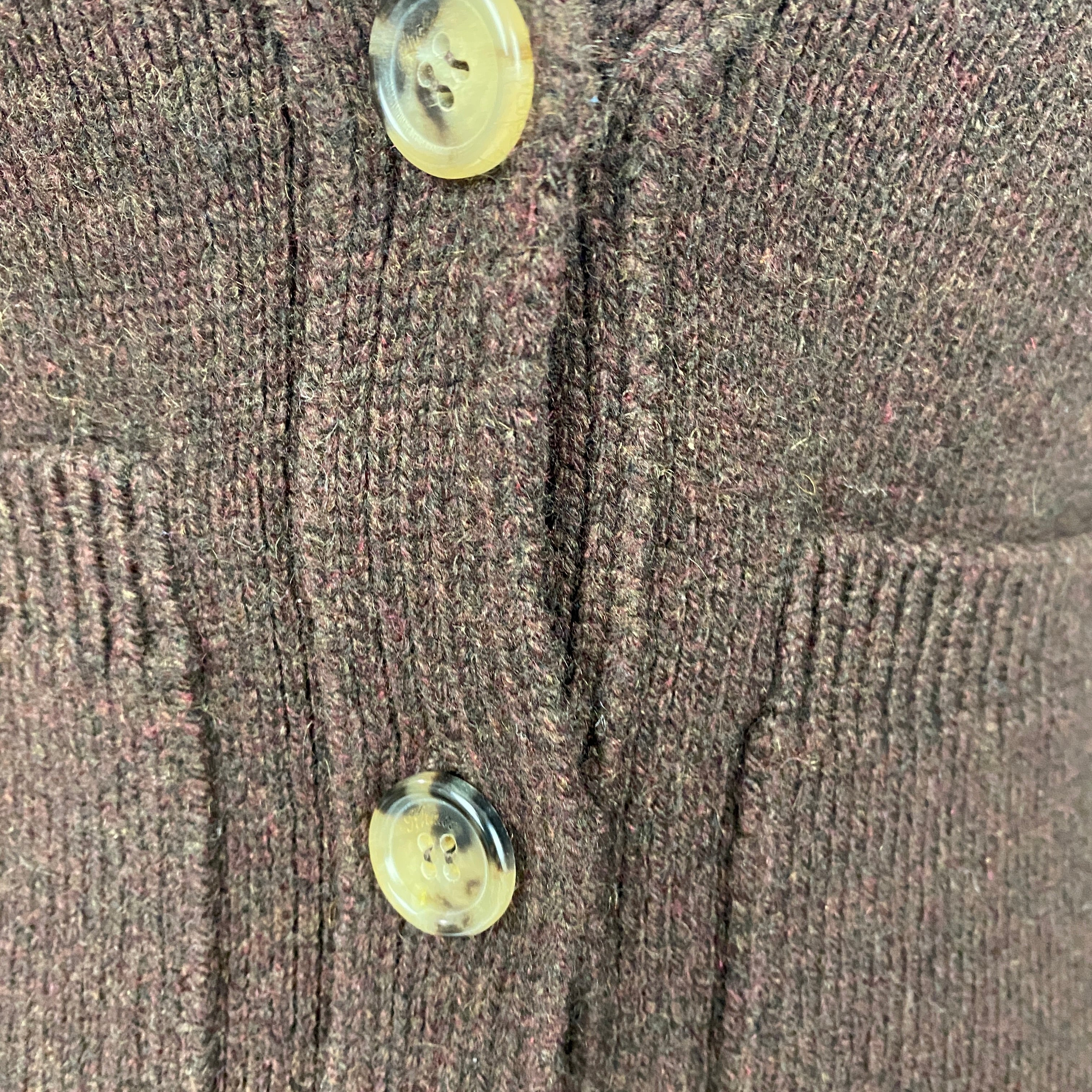 Khaite New £1950 Rosewood Thick Cashmere Scarlet Cardigan XS