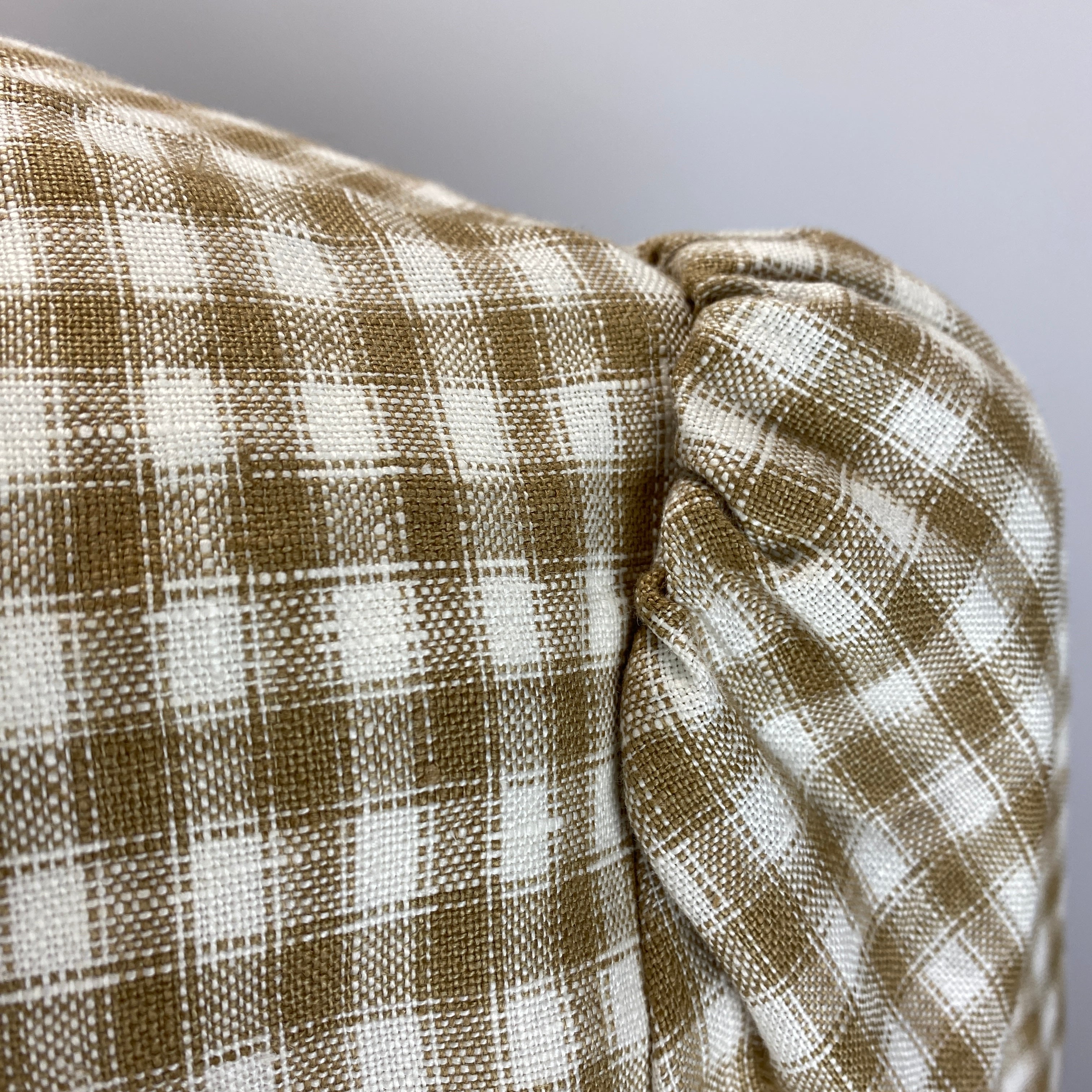 Reformation New Beige Gingham Frill Edge Top M