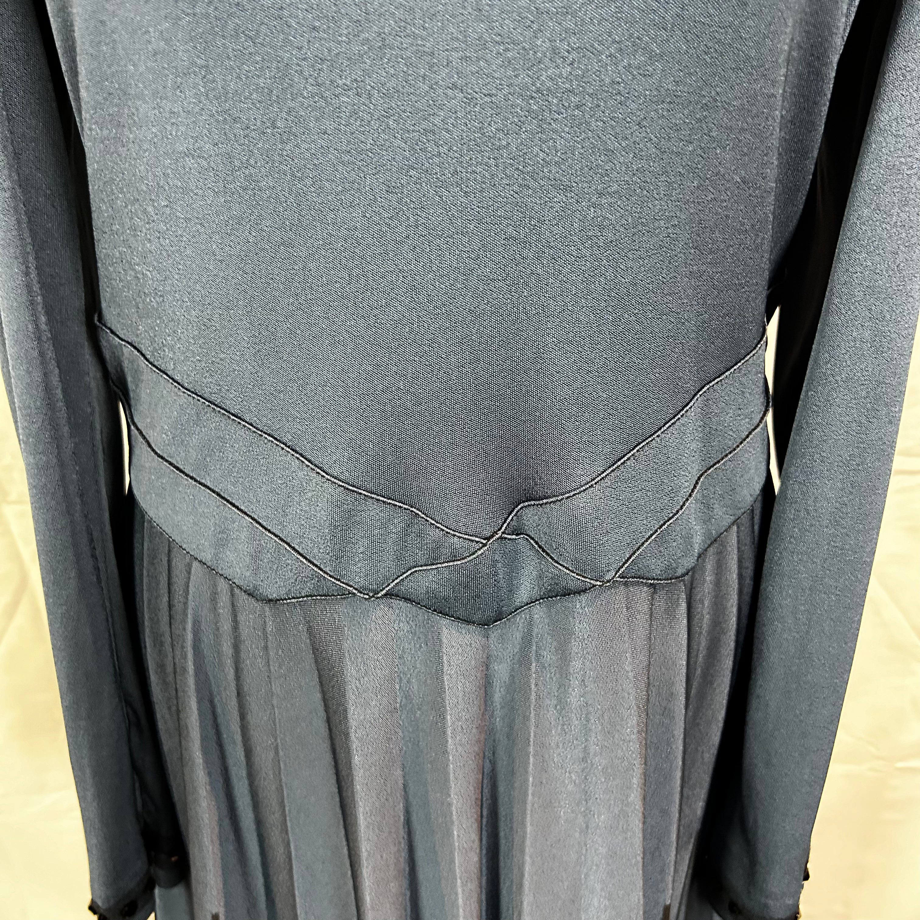 Bottega Veneta £1880 Blue Jewel Embellished Maxi Dress XL