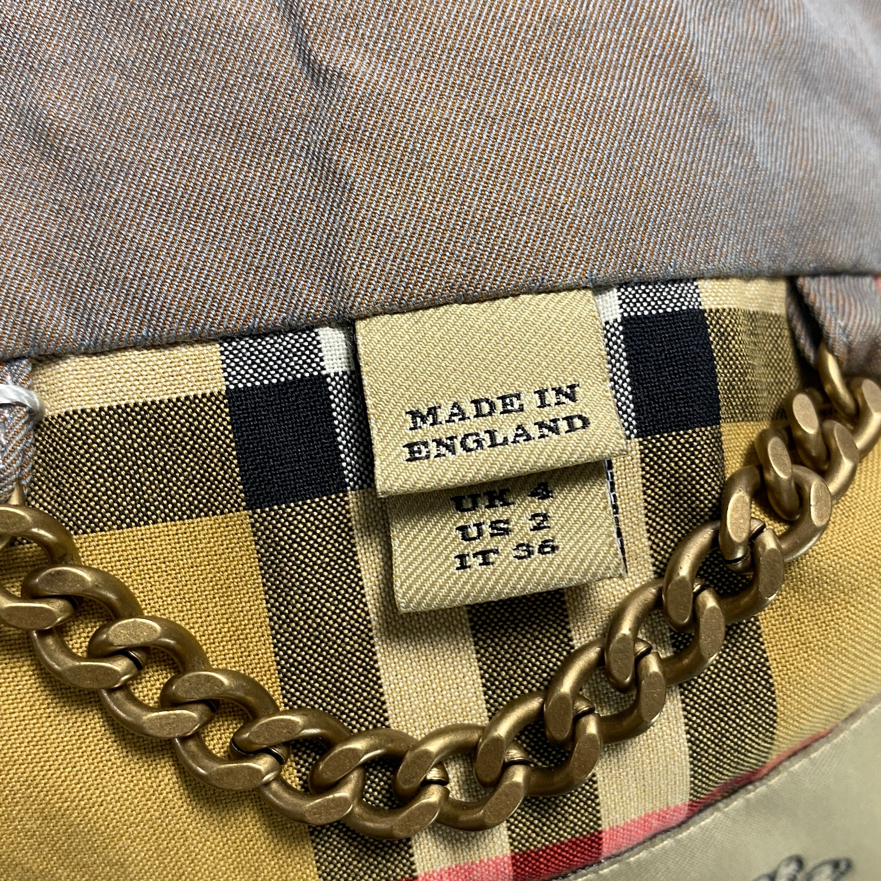 Burberry Irridescent Cocoa Brighton Coat S/M