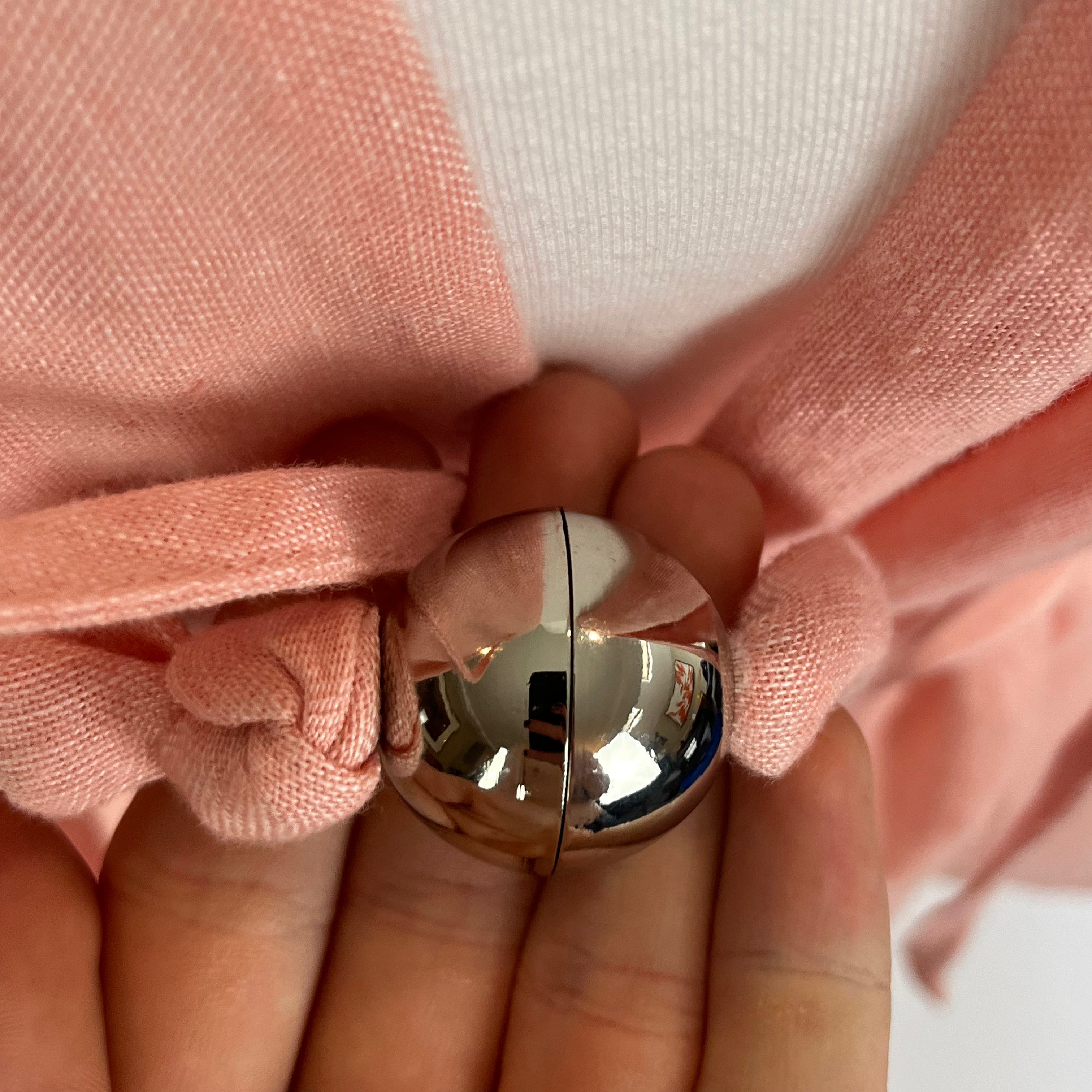 Lisa Marie Fernandez New £510 Peach Gauze Belted Smock XS/S/M/L