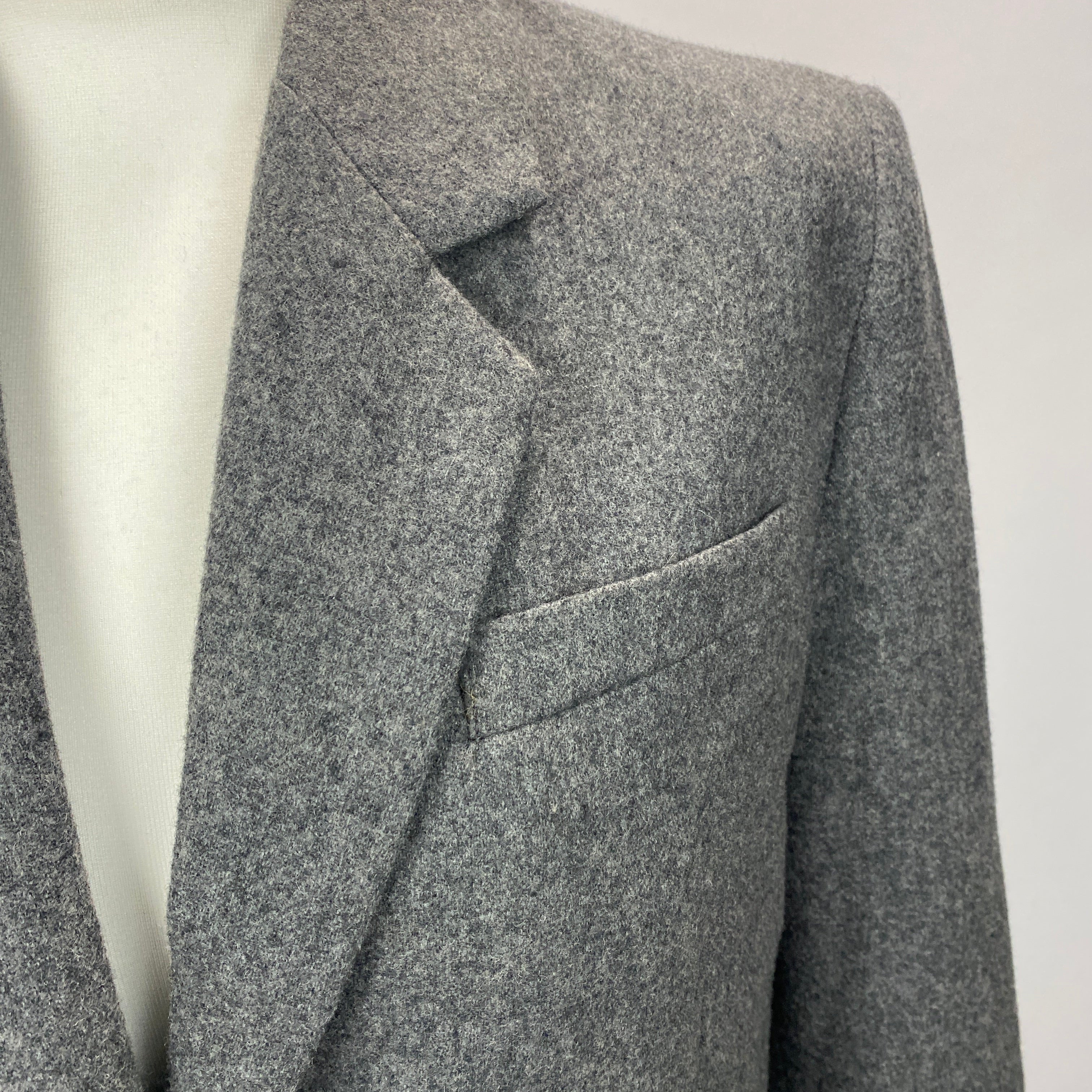 Toteme New £610 Grey Wool Tailored Suit Jacket XXS/XS/S