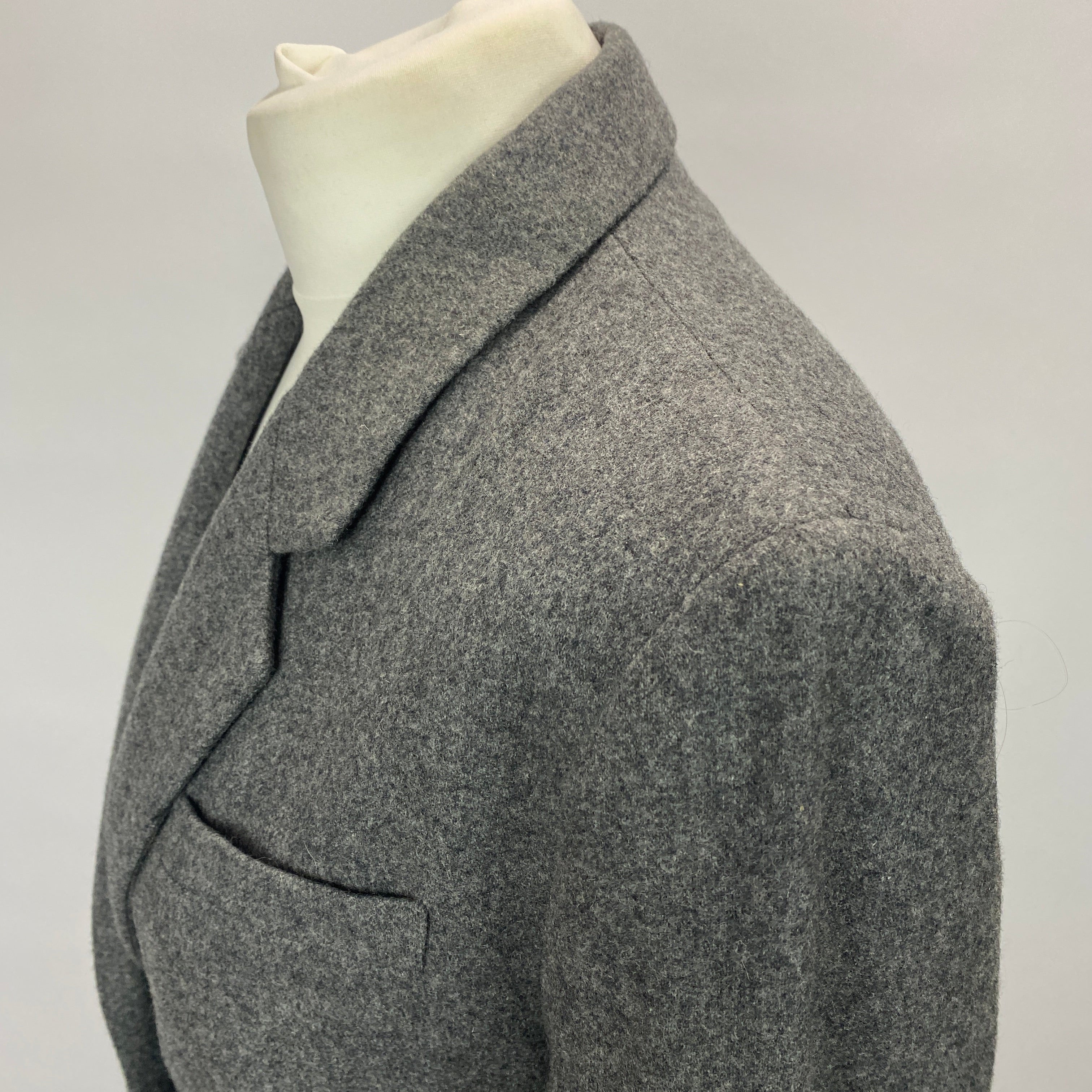 Toteme New £610 Grey Wool Tailored Suit Jacket XXS/XS/S