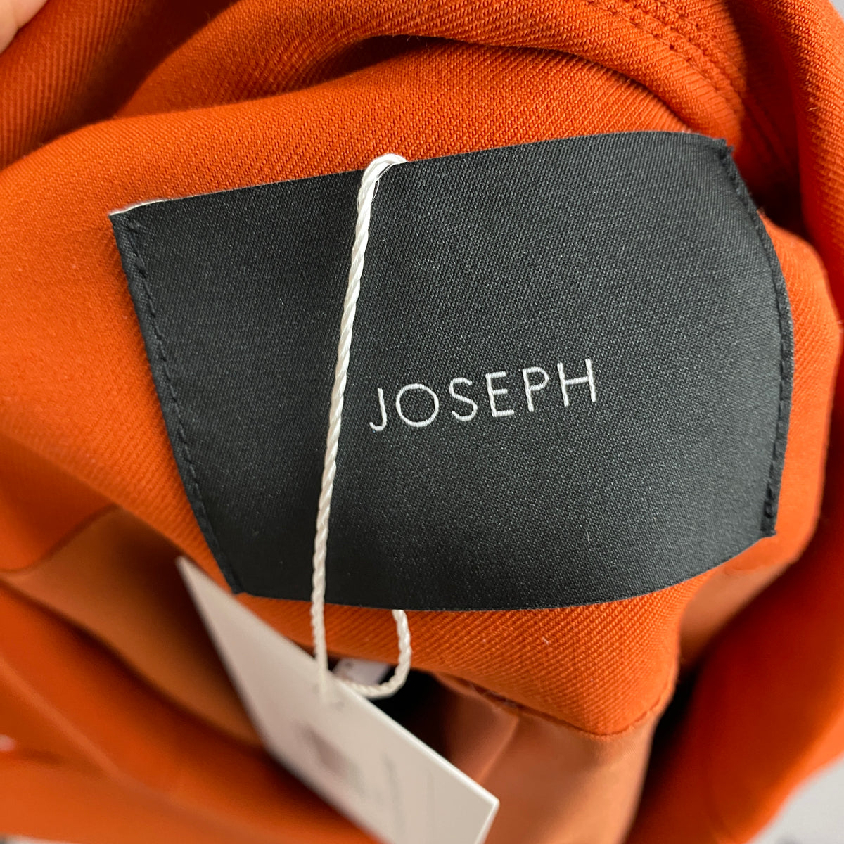 Joseph £645 Pumpkin Stretch Wool Jaden Jacket L