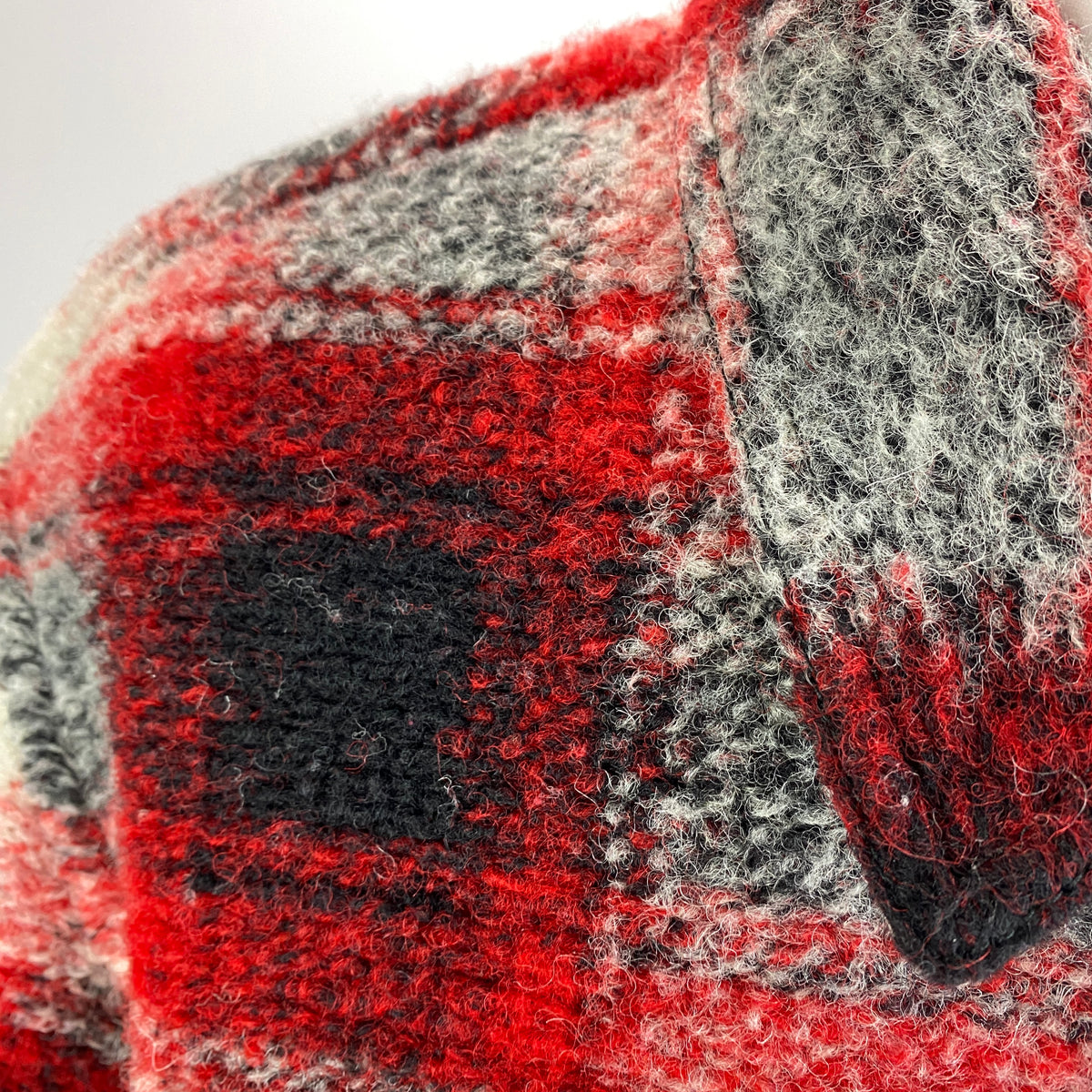 Isabel Marant £400 Red & Grey Tartan Gaston Jacket M/L