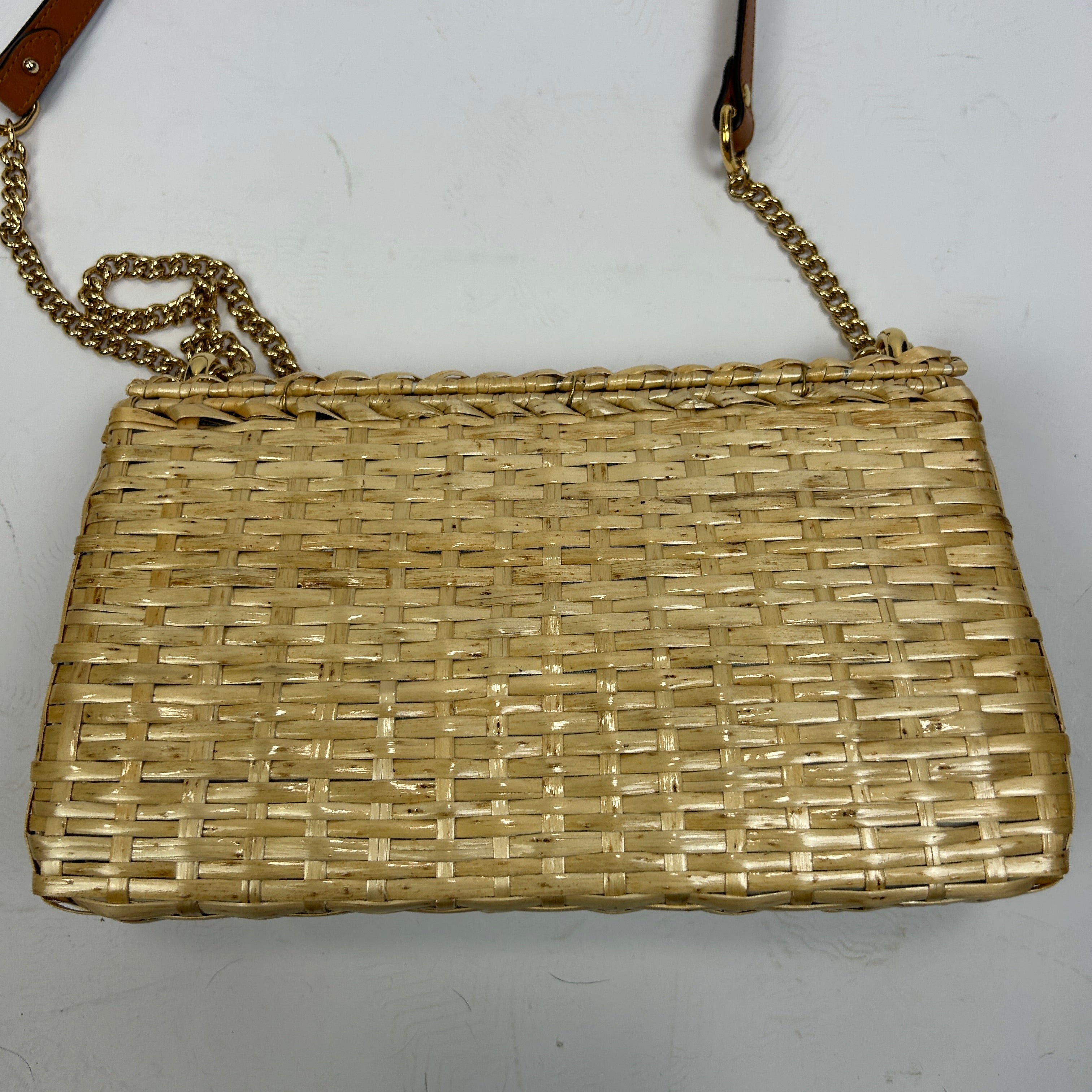 Gucci Glazed Wicker Small Cestino Shoulderbag