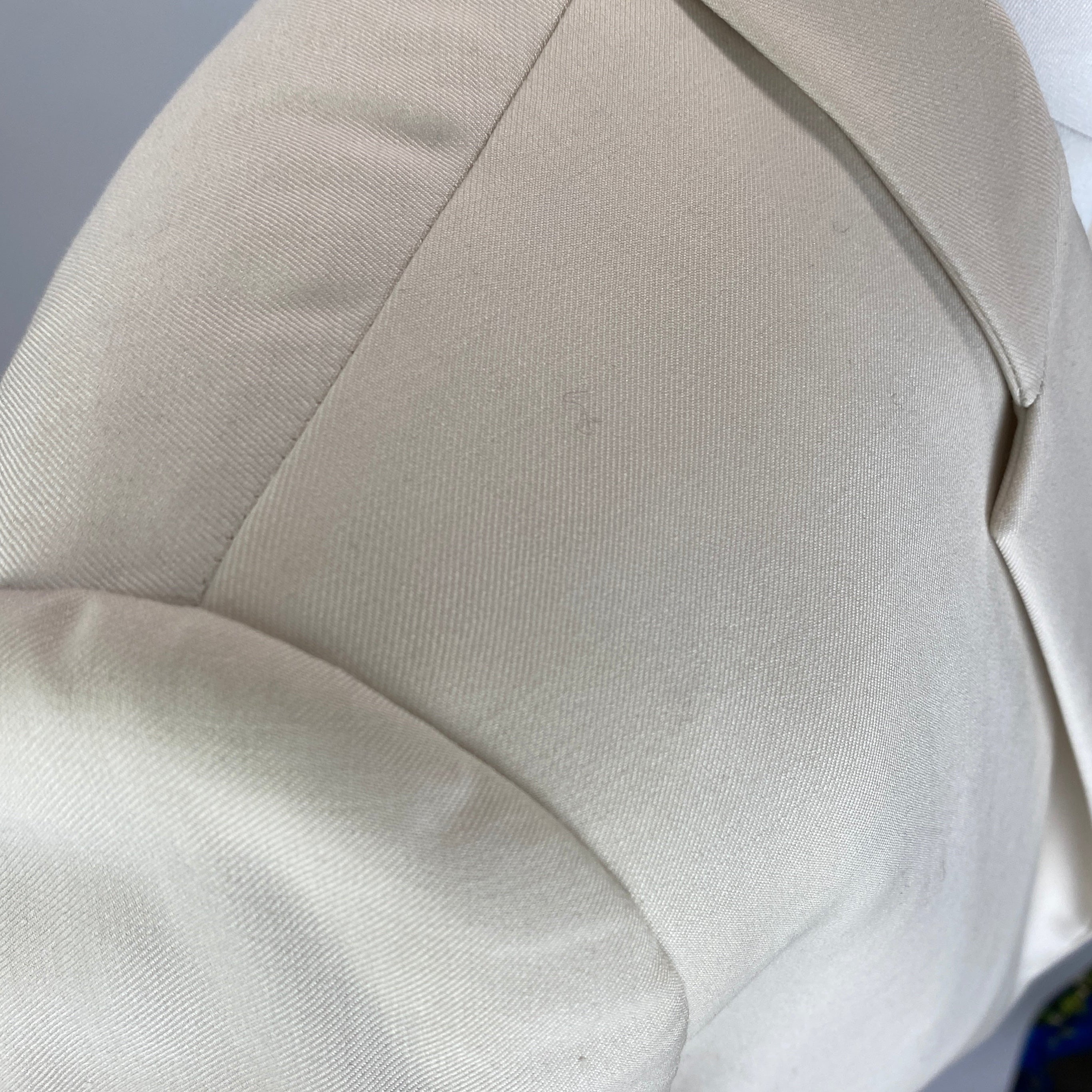 Stella McCartney Cream Wool Skinny Lapel Jacket S